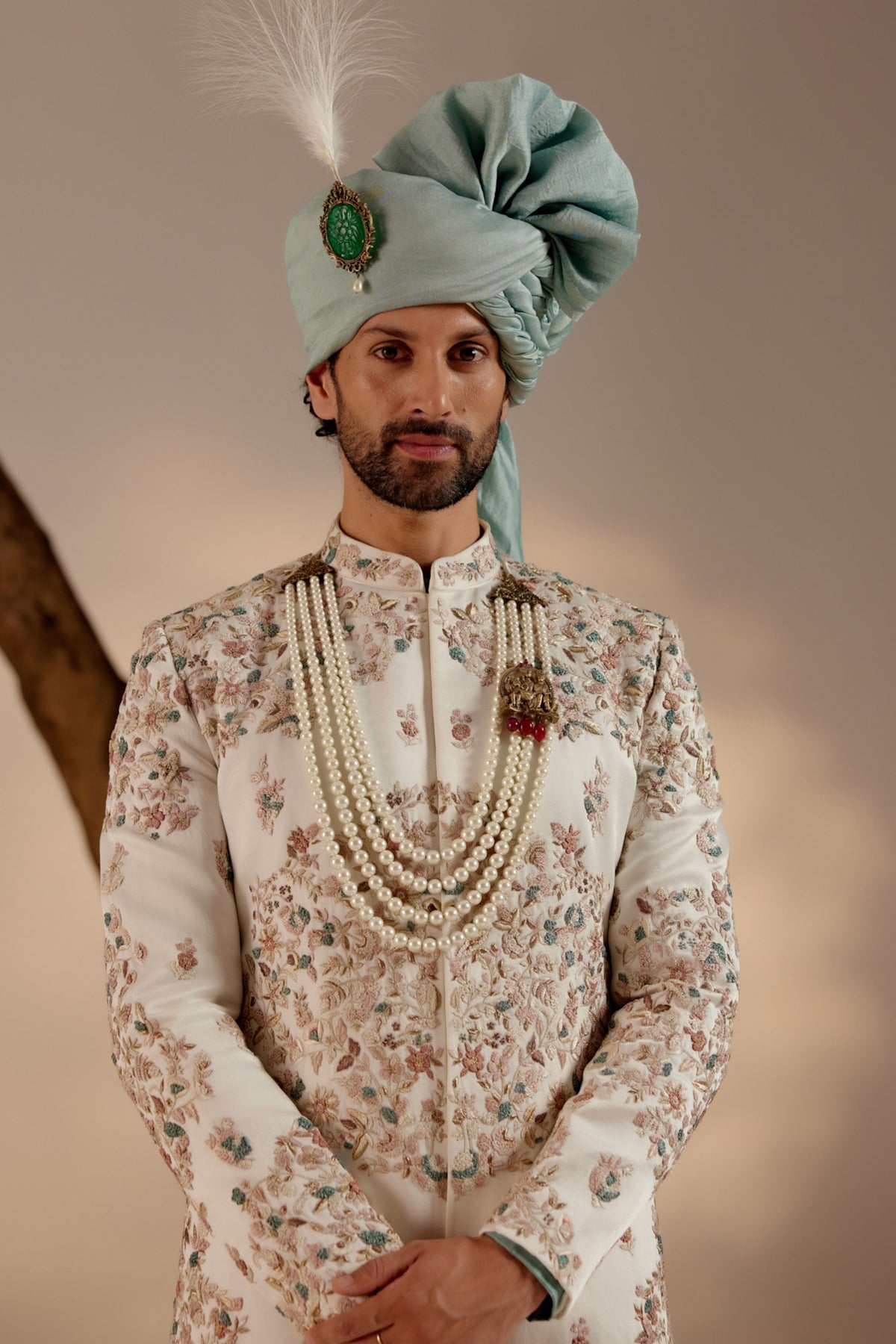 Opaline Sherwani Set