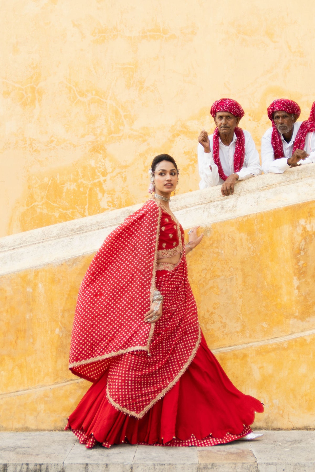 Bandhani Lehenga Saree