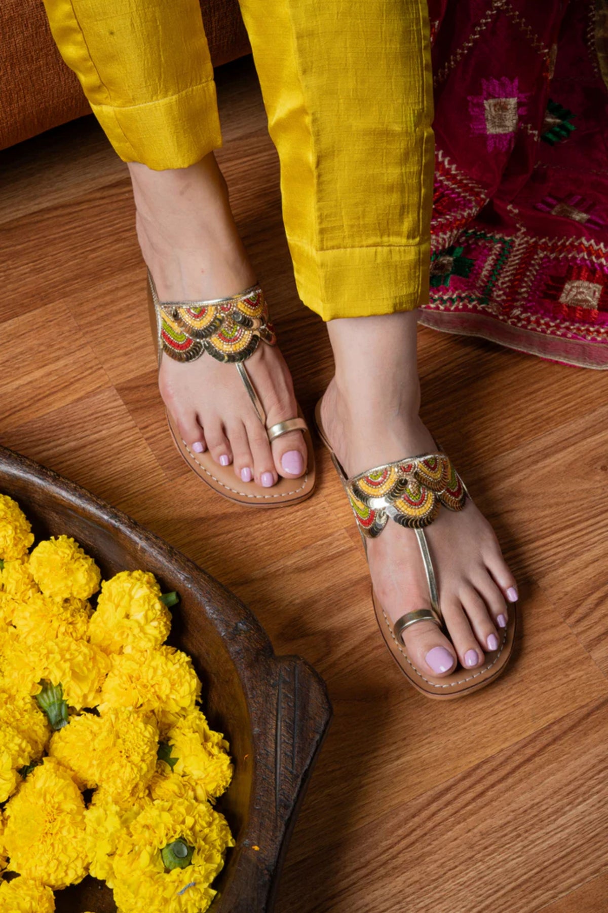Ahana Kolhapuri Sandals