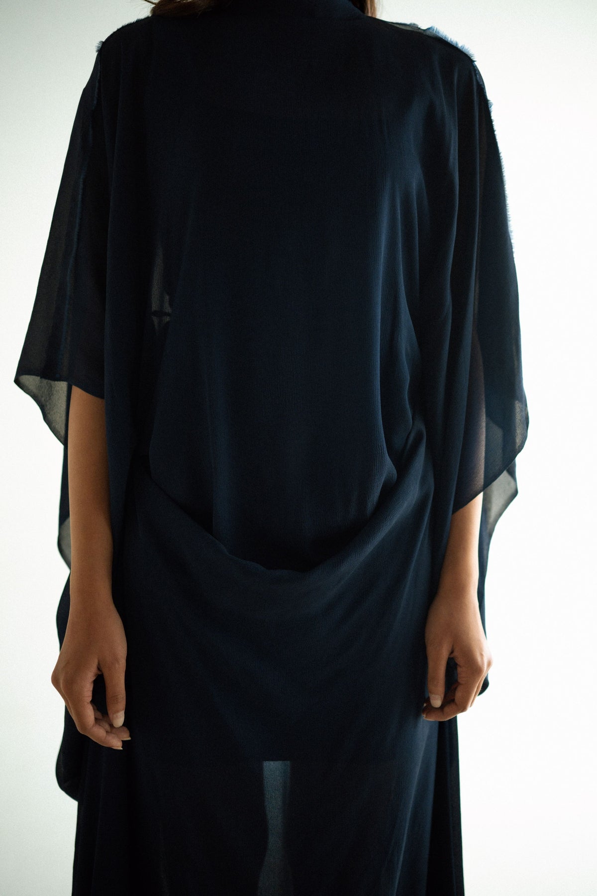 Tie Up Blue Kaftan