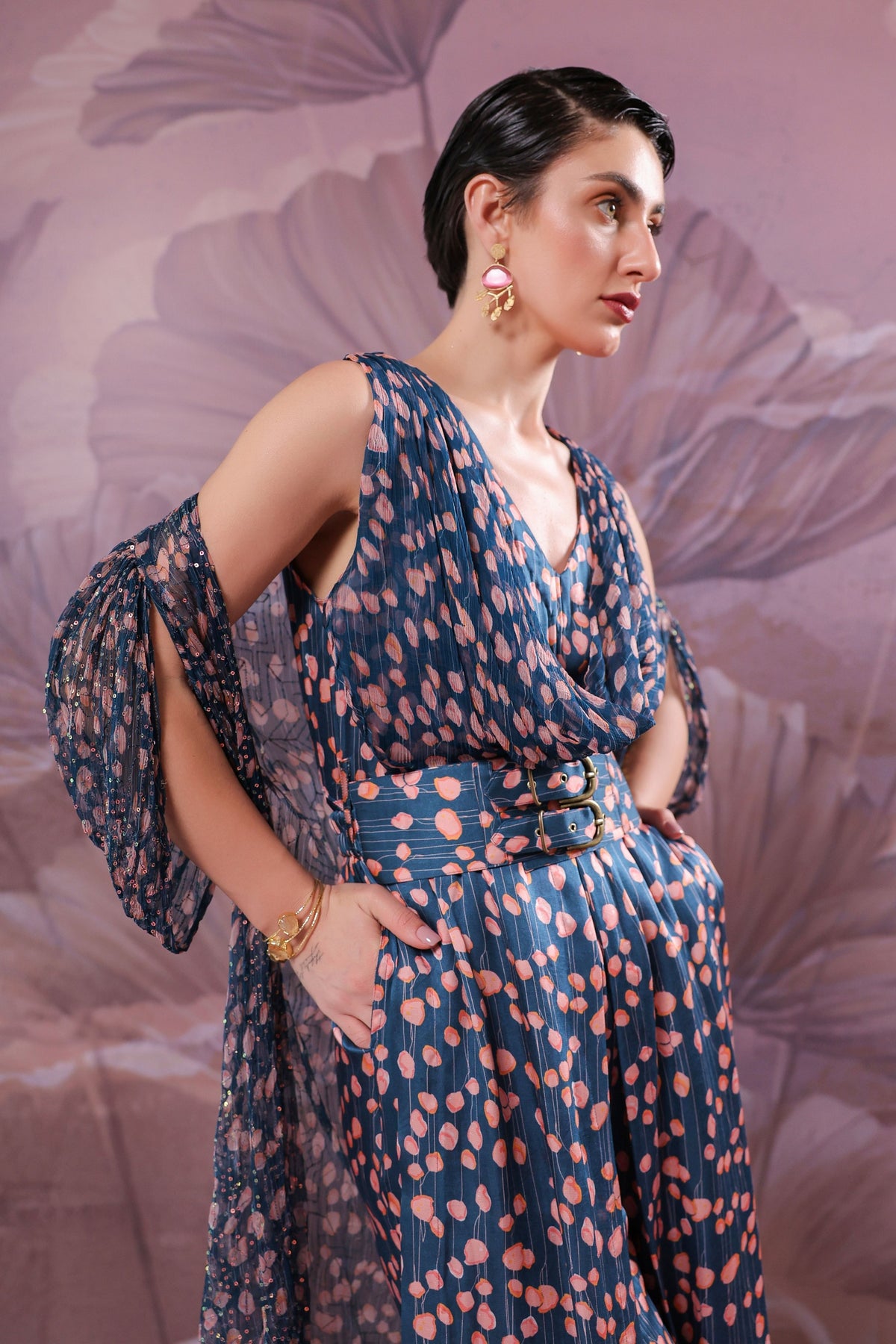 The Telegraph Cowl Jumpsuit