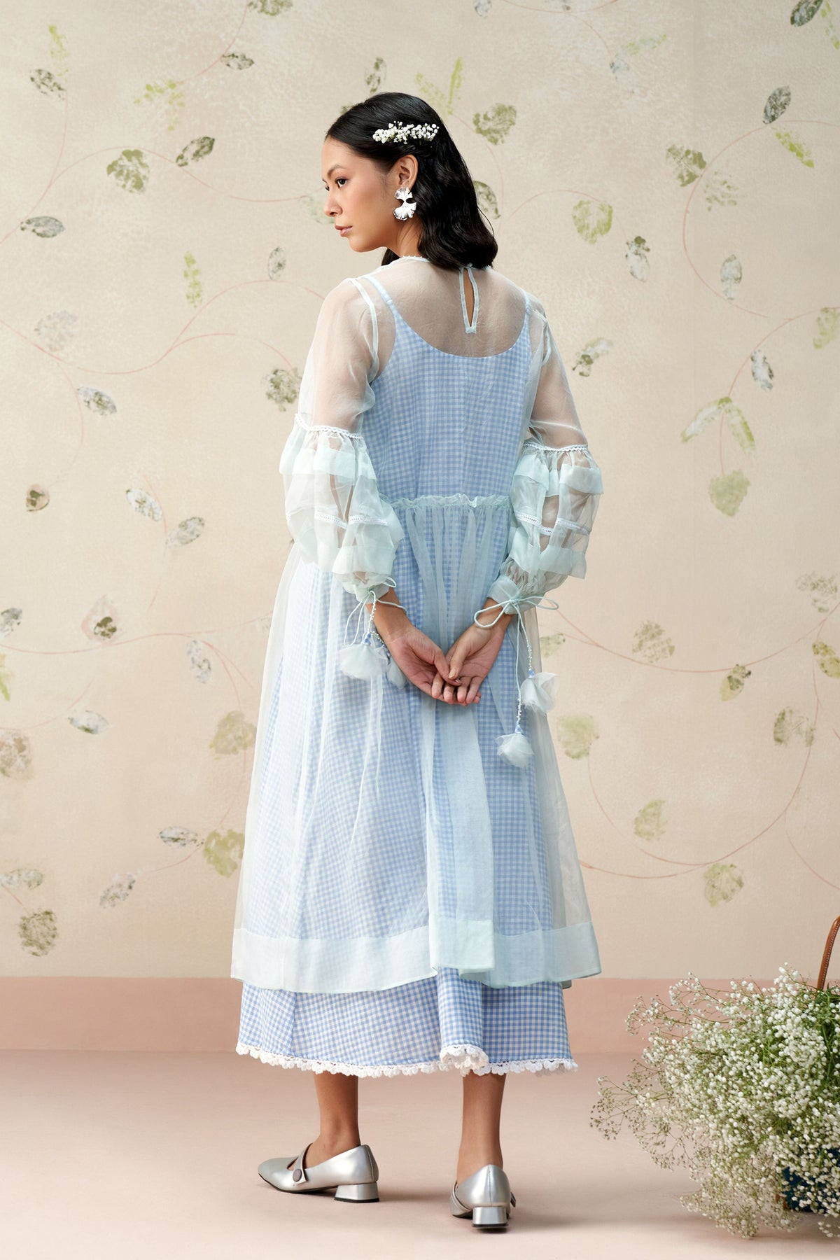 Valley Foam Blue Dress