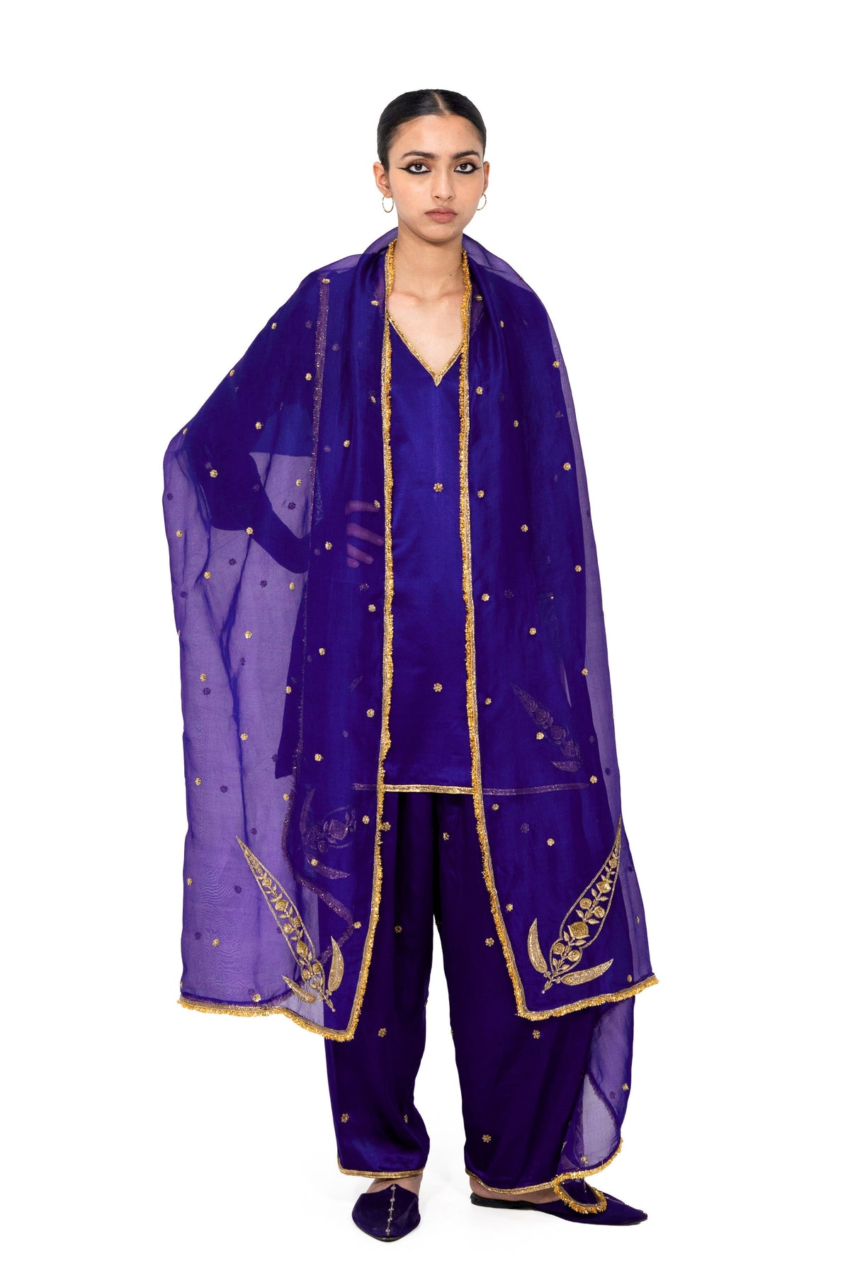 Hemolai Indigo Dupatta