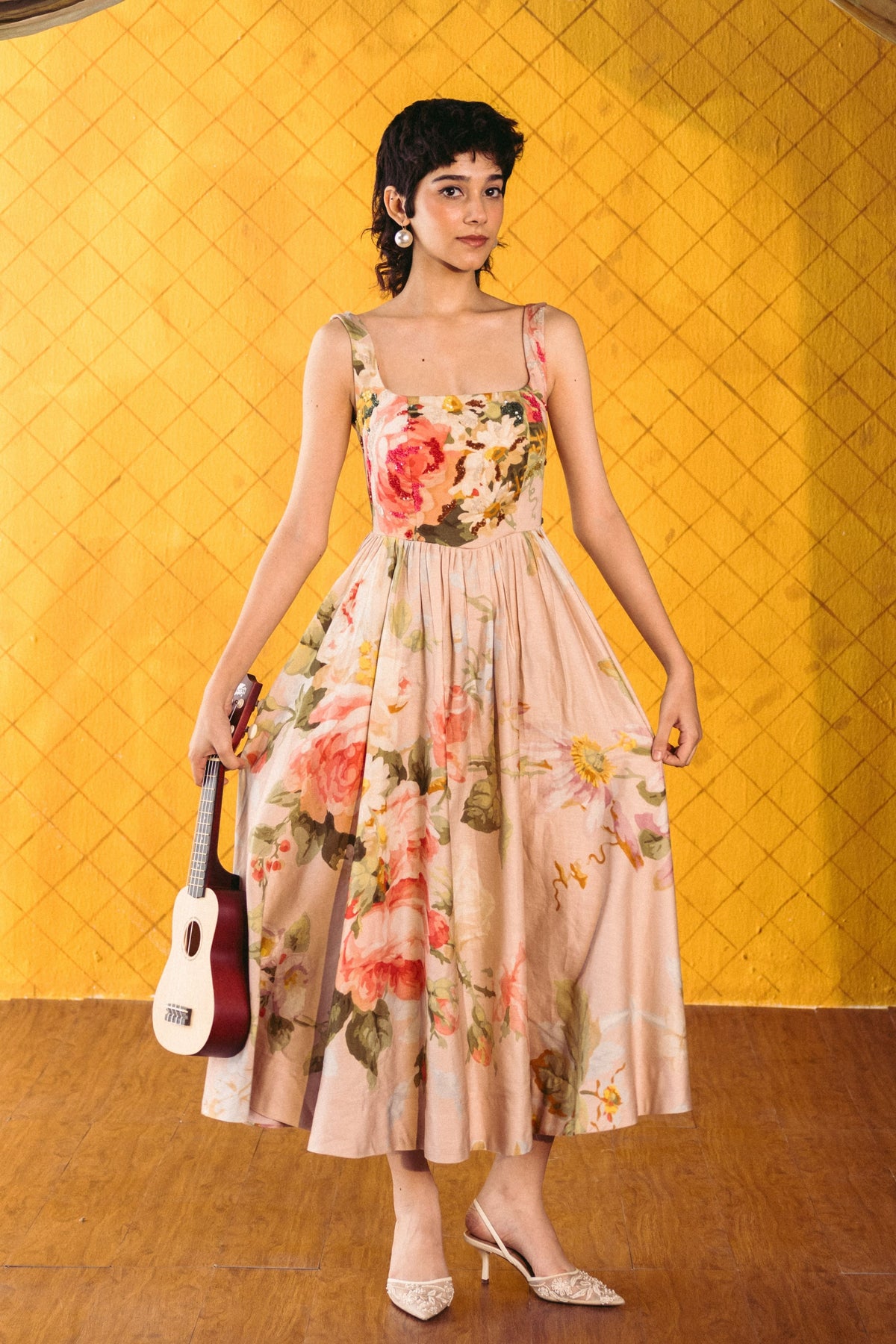 Hazel Embroidered Dress