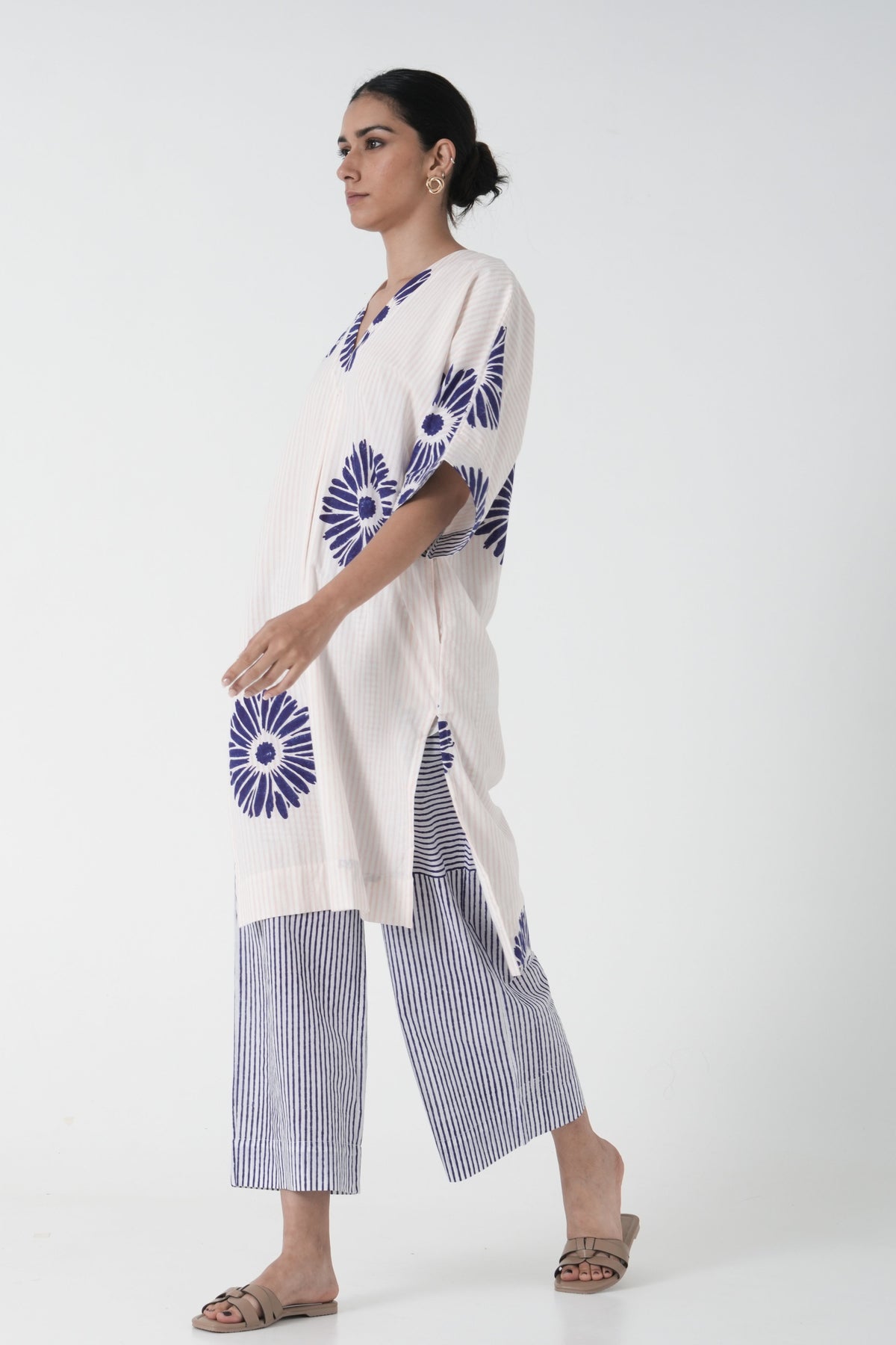 Ease Blue Tunic Set