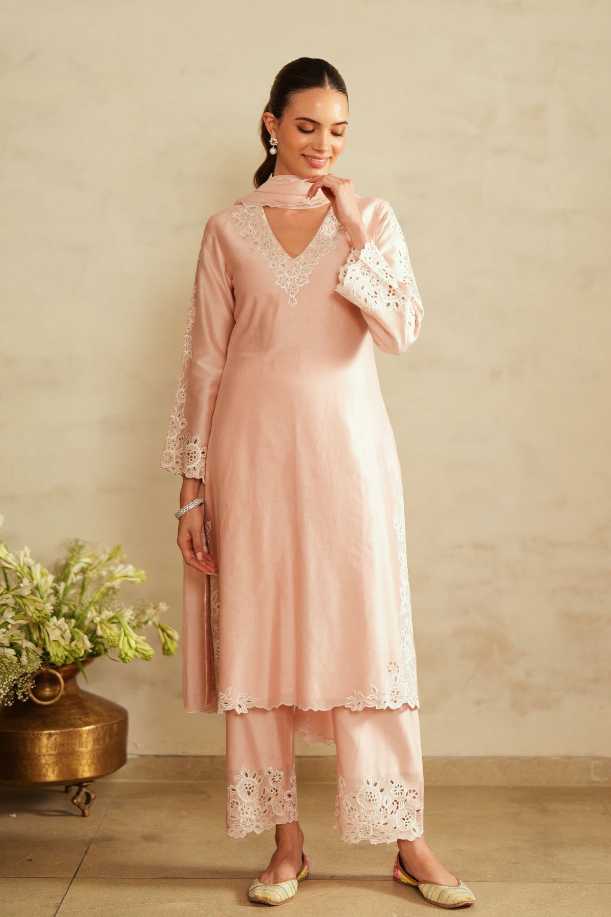 Rituals Baby Pink Kurta Set