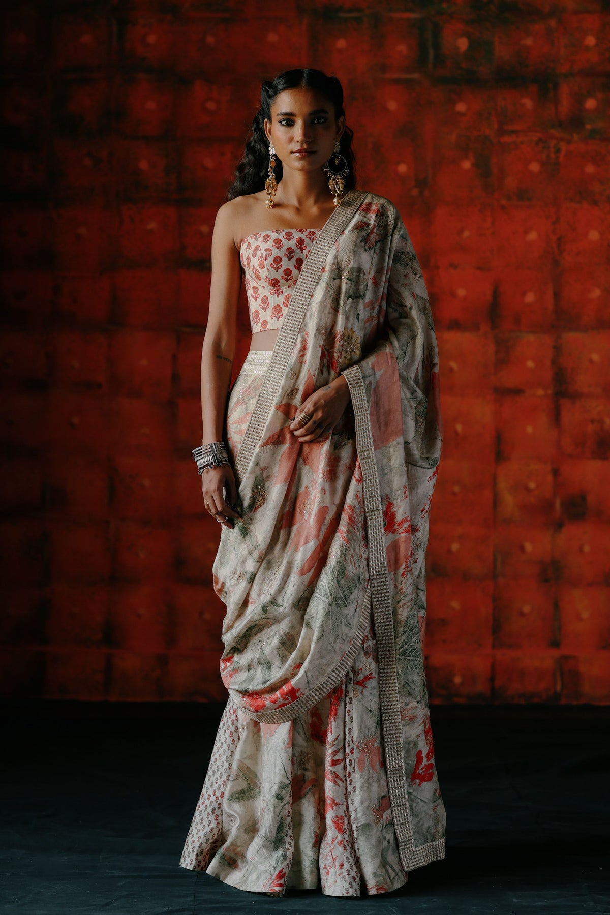Pearl Pre Draped Saree