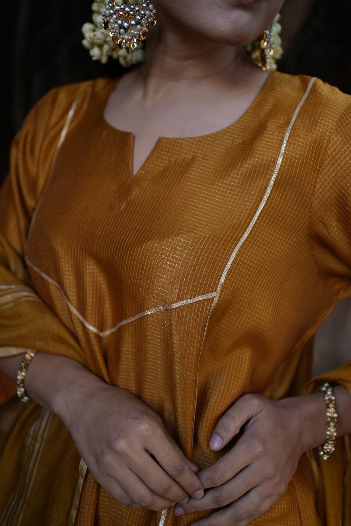 Bhanu Zari Stripe Kurta Set