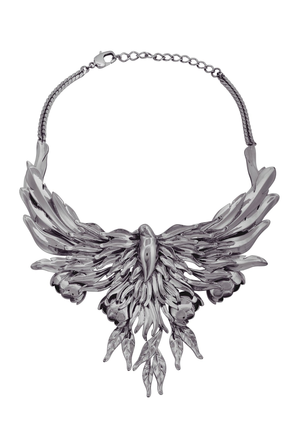 Gun metal paradisus necklace