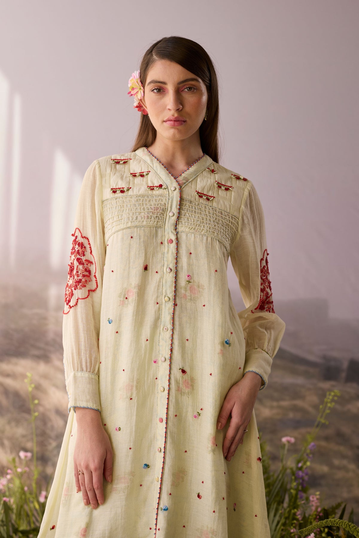 Moonlight Beaded Kurta