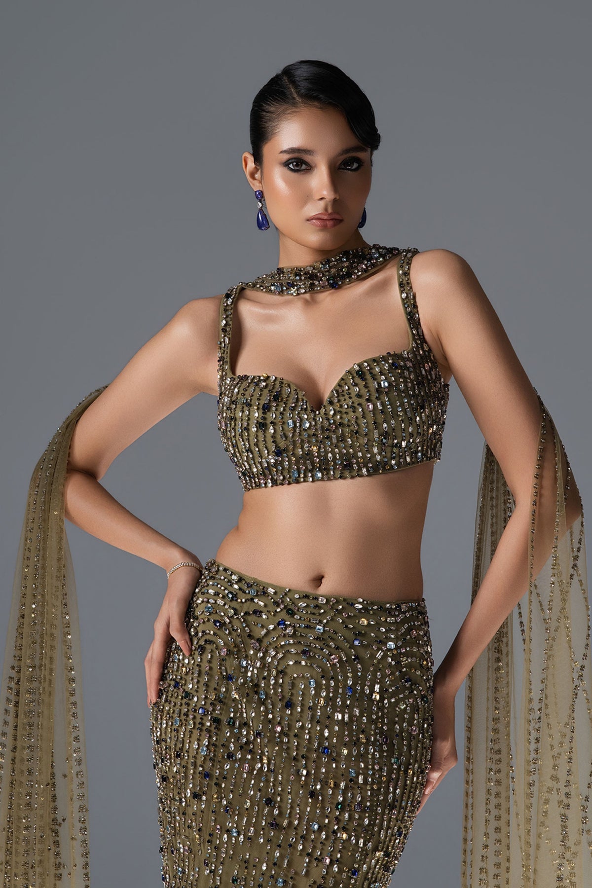 Evora Fern Lehnga Set