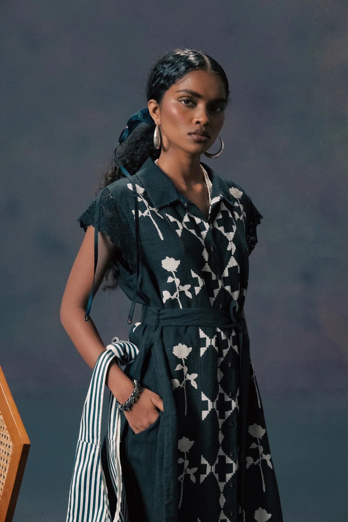 Indigo Printed Co-ord Set