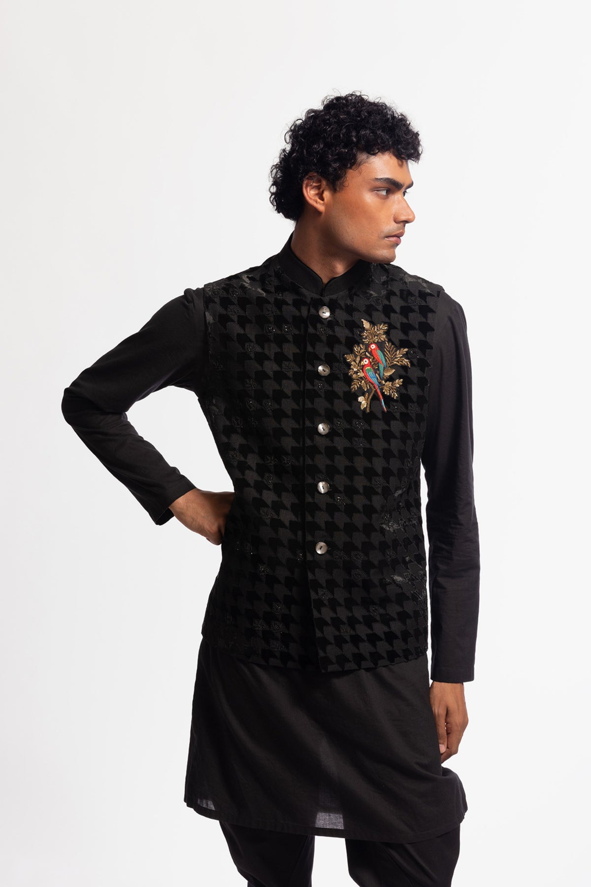 Velvet Applique Bundi