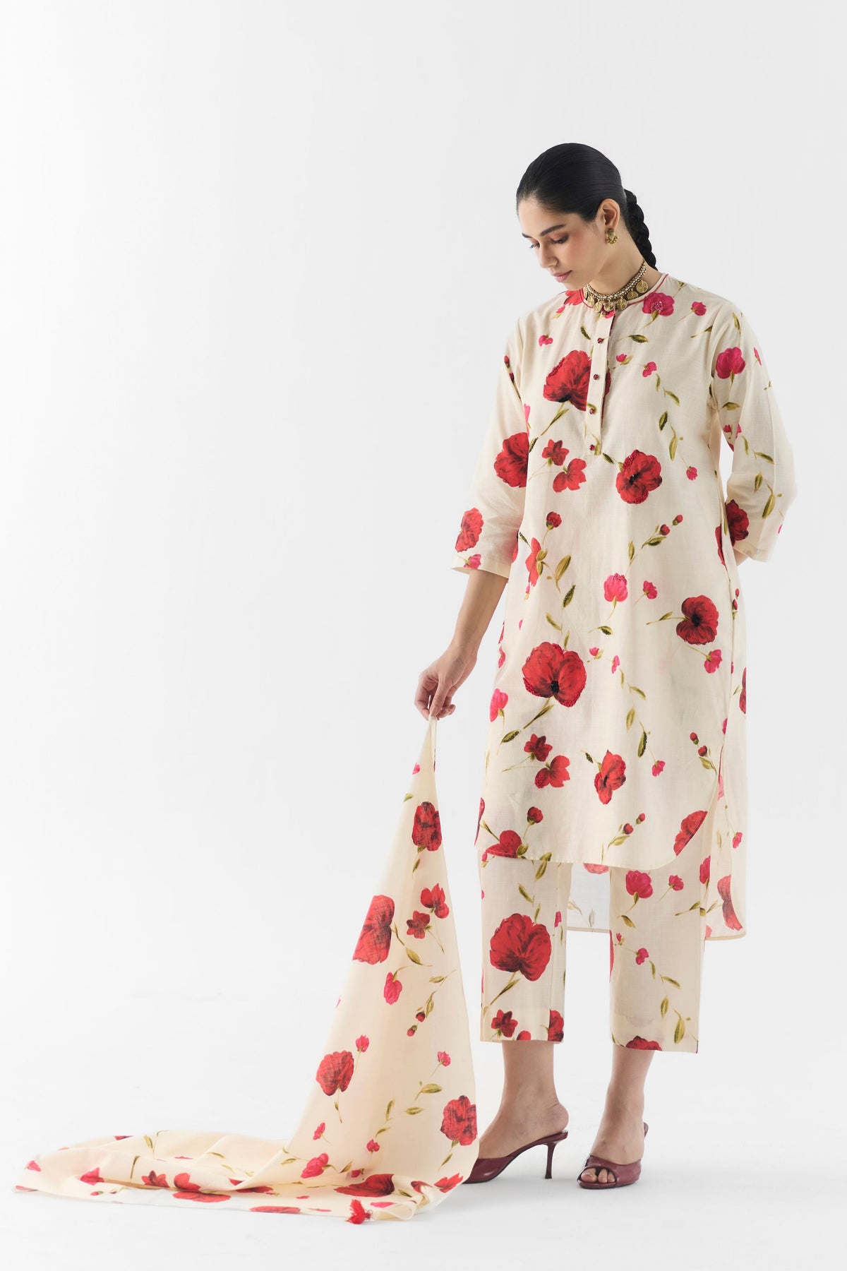 Sisley Rose Tunic Set