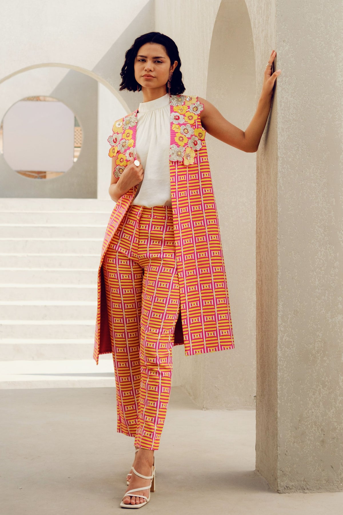 Pink Flever Jacket Set