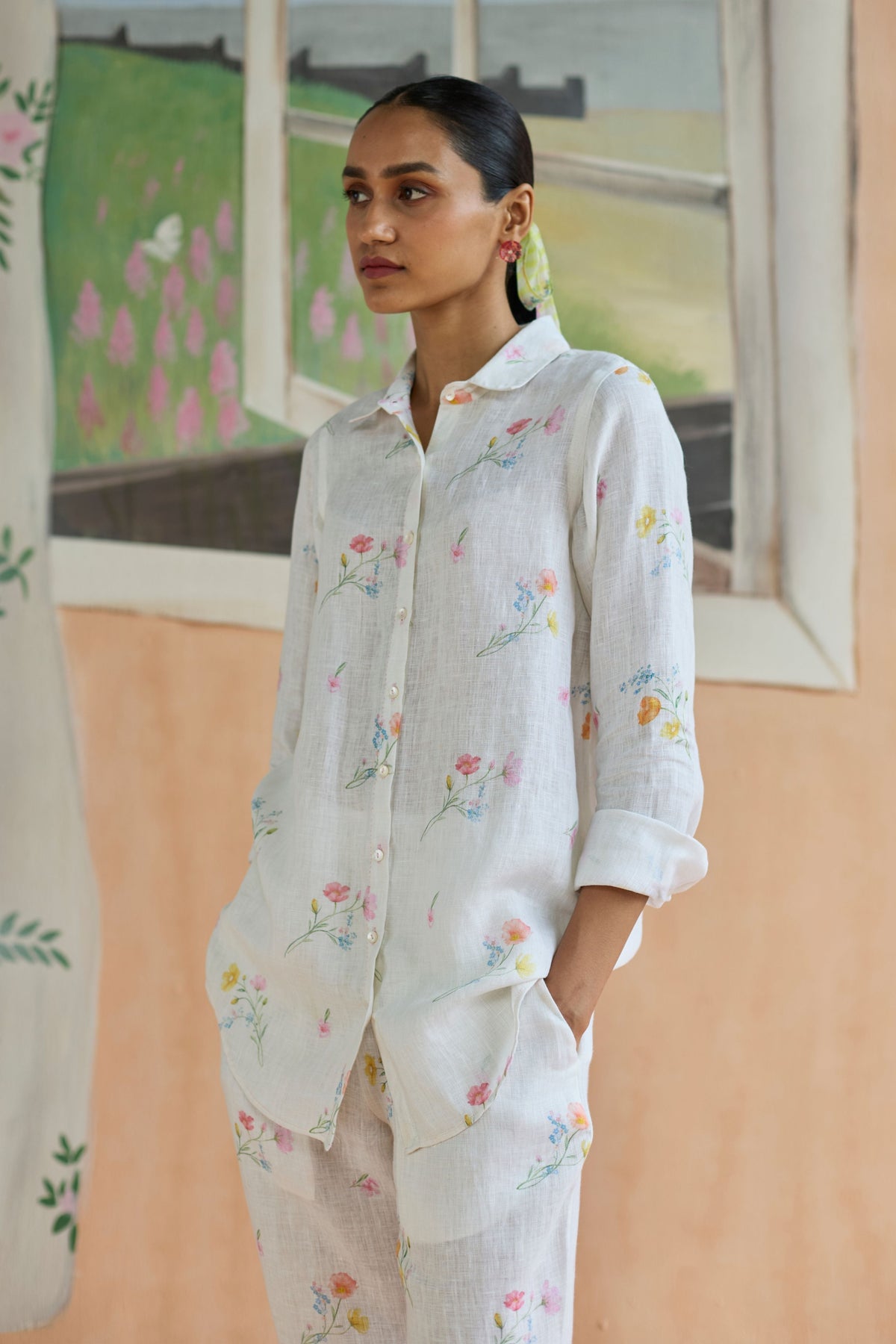 Florist Co-ord Set Linen