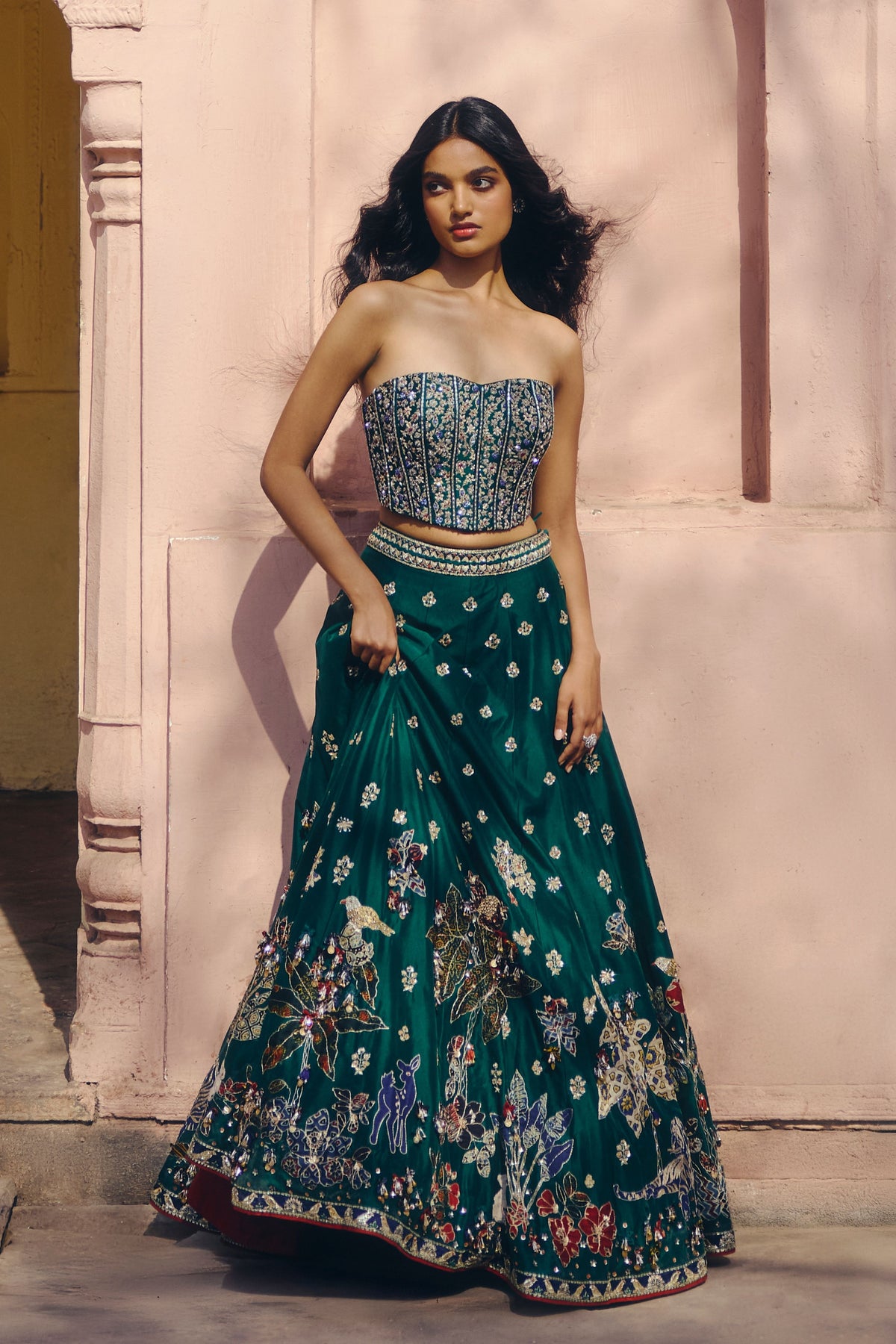 Forest Euphoria Lehenga Set