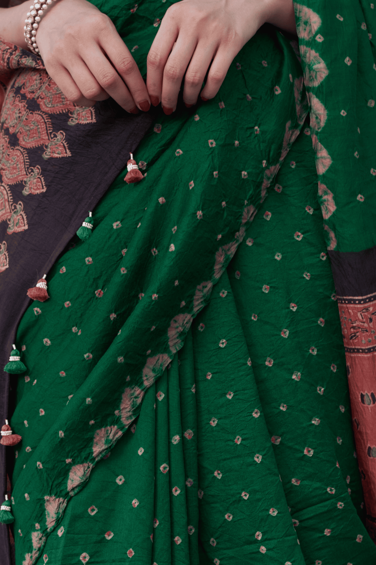 Revati Green Saree