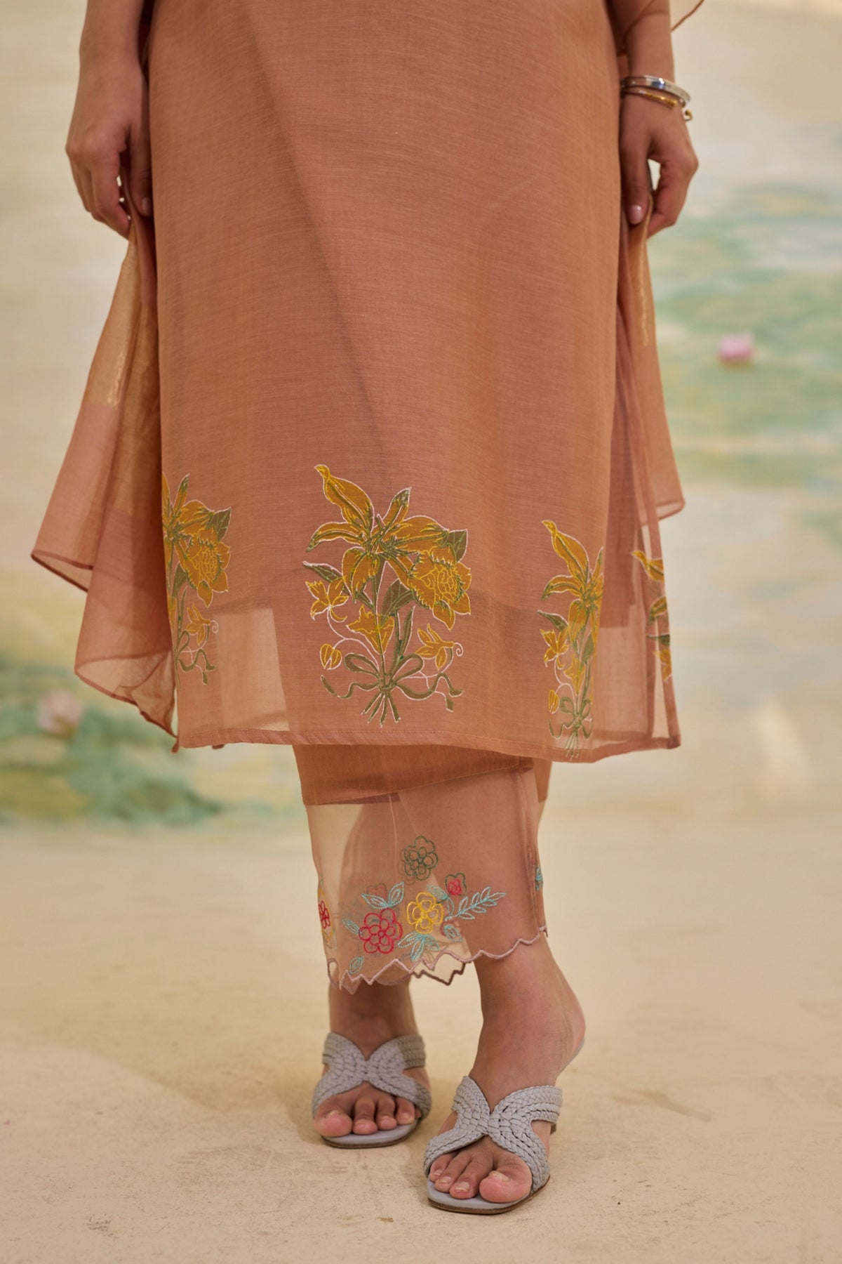 Fawn Kurta Set