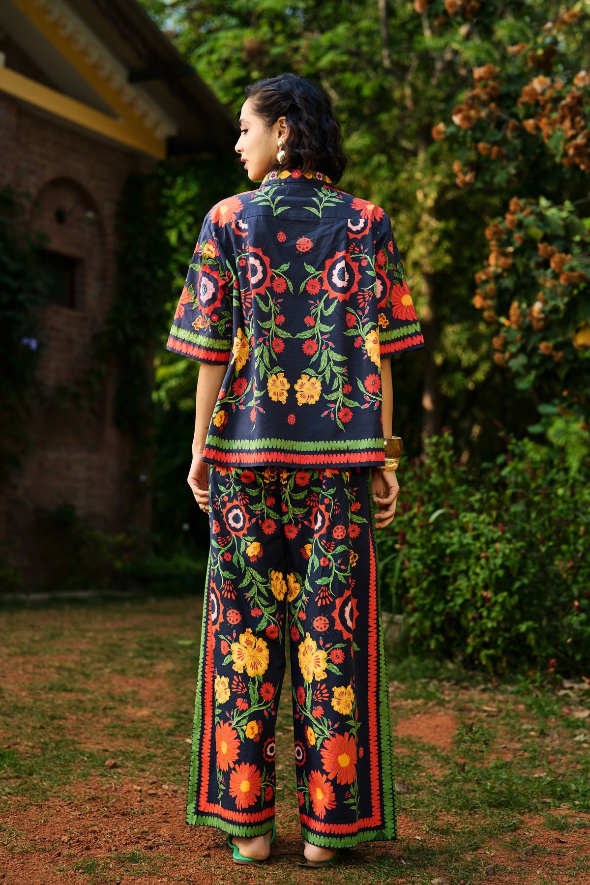 Amira Embroidered Shirt &amp; Pants Set