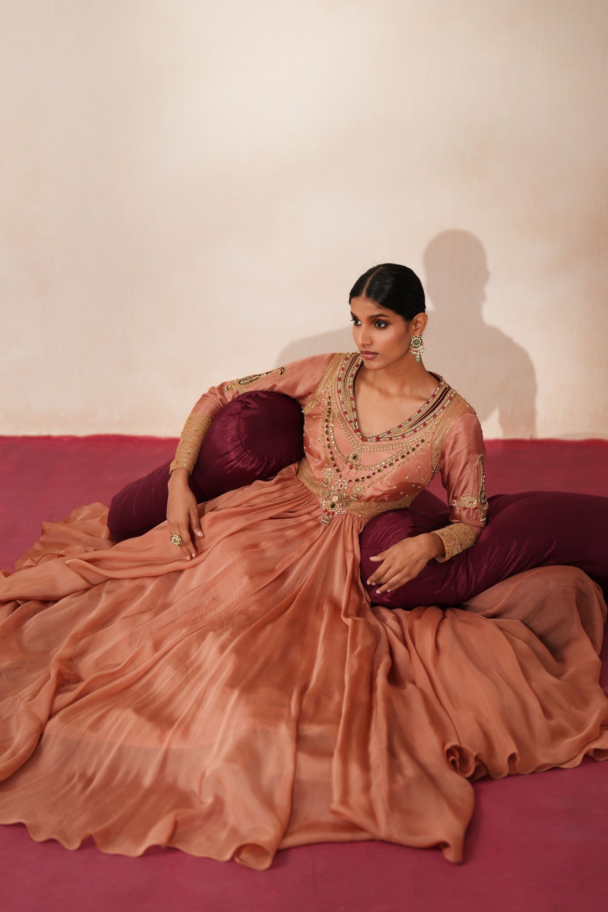 Chandbali Anarkali Set