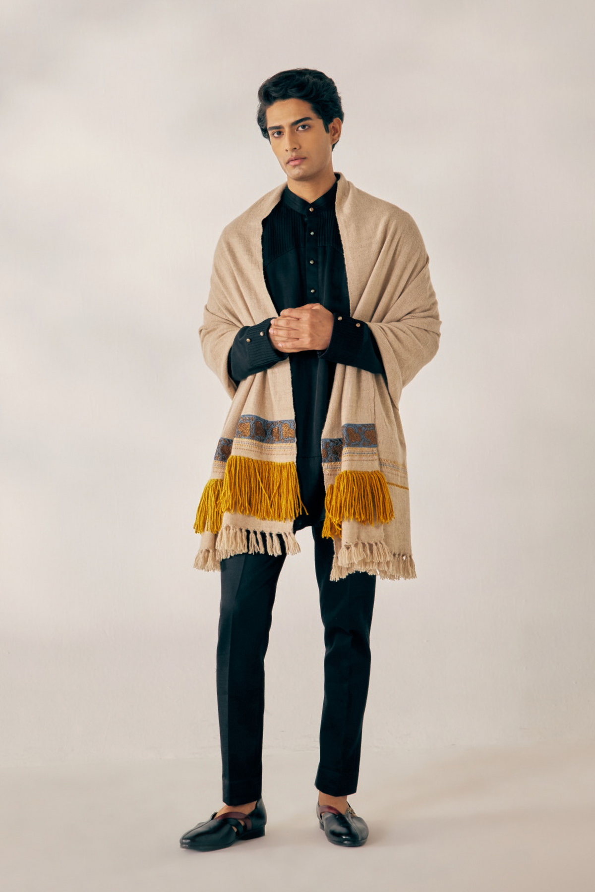 Beige Pashmina Shawl