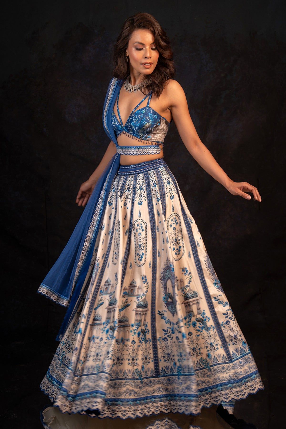 Neel Mahal Lehenga Set
