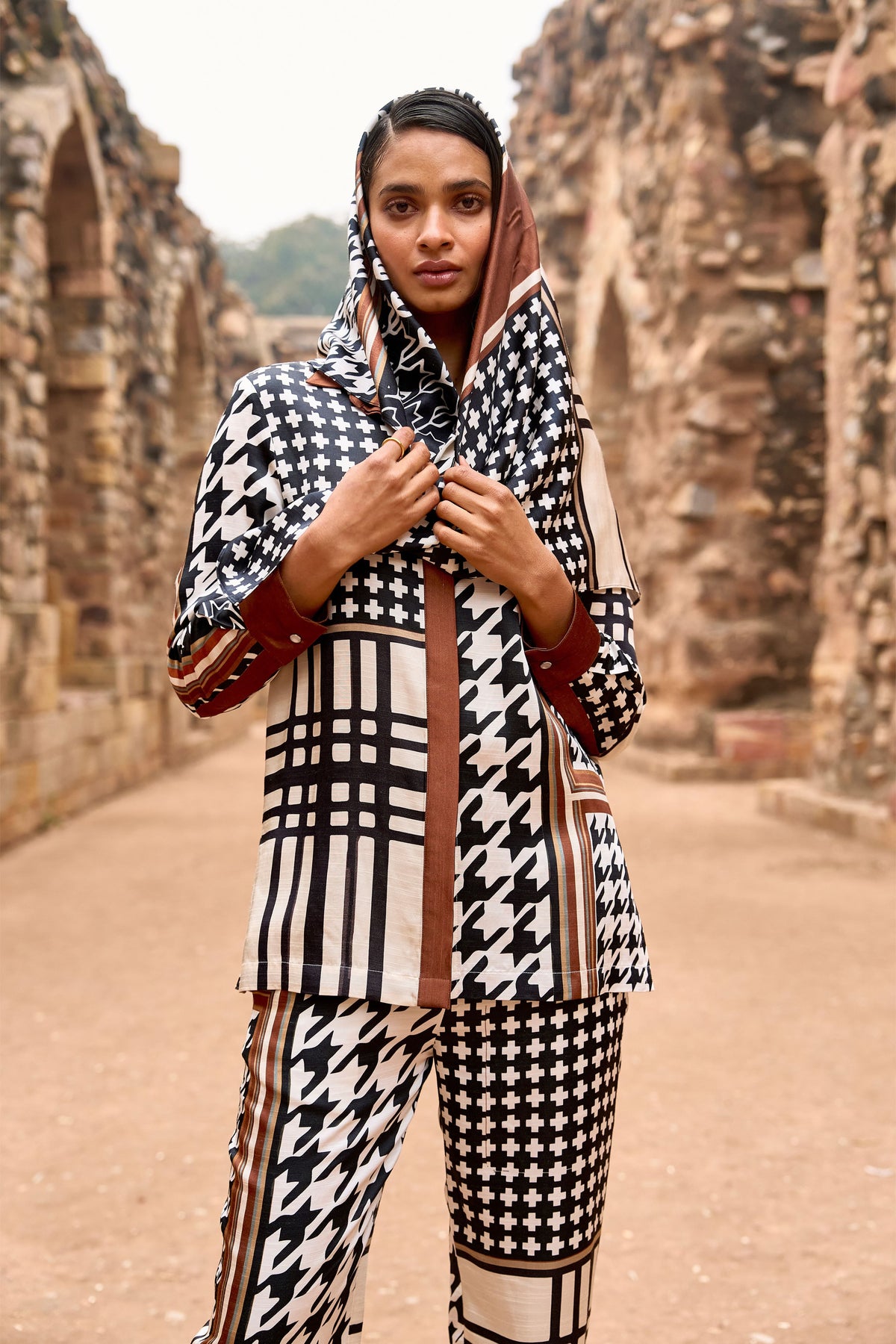 Signature Co-ord Set With Scarf