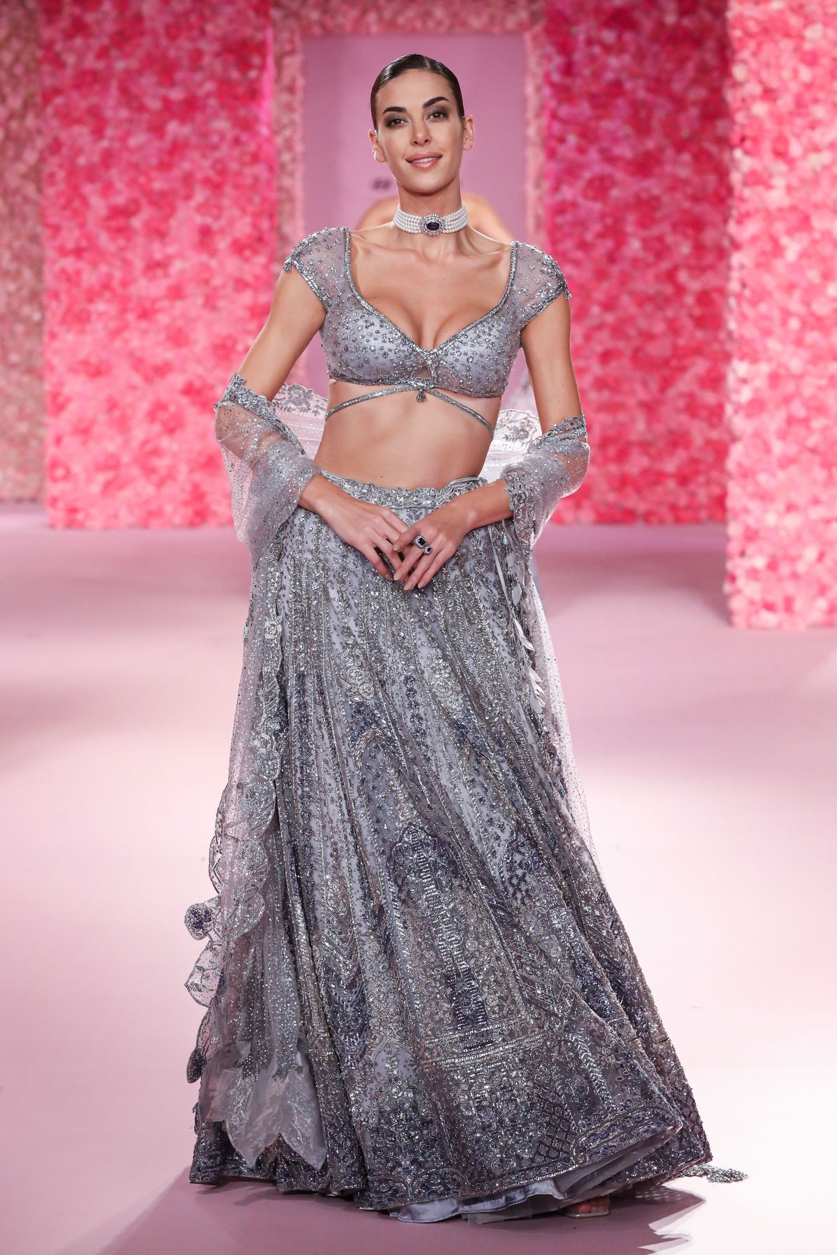 Sabine Lilac Lehenga Set
