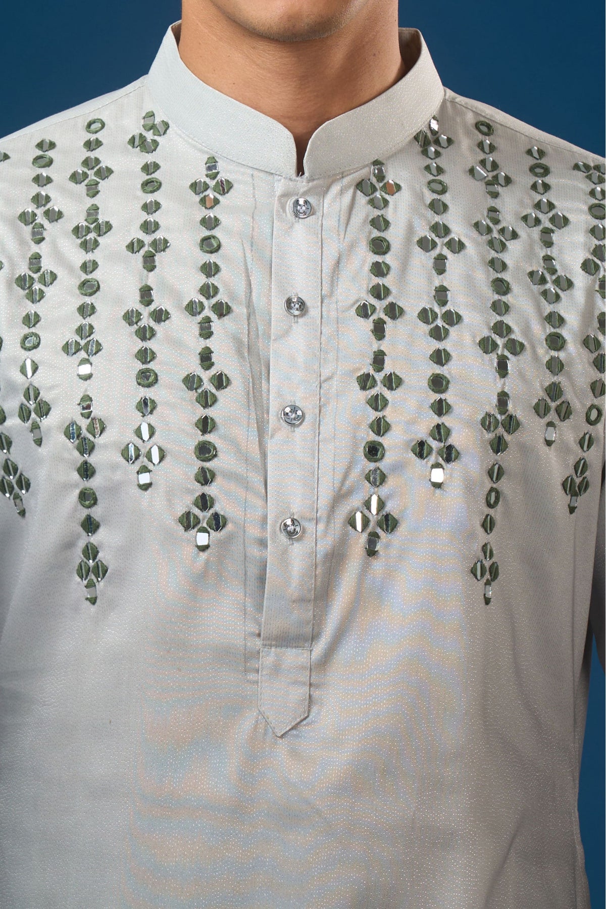 Green Ombre Kurta Set