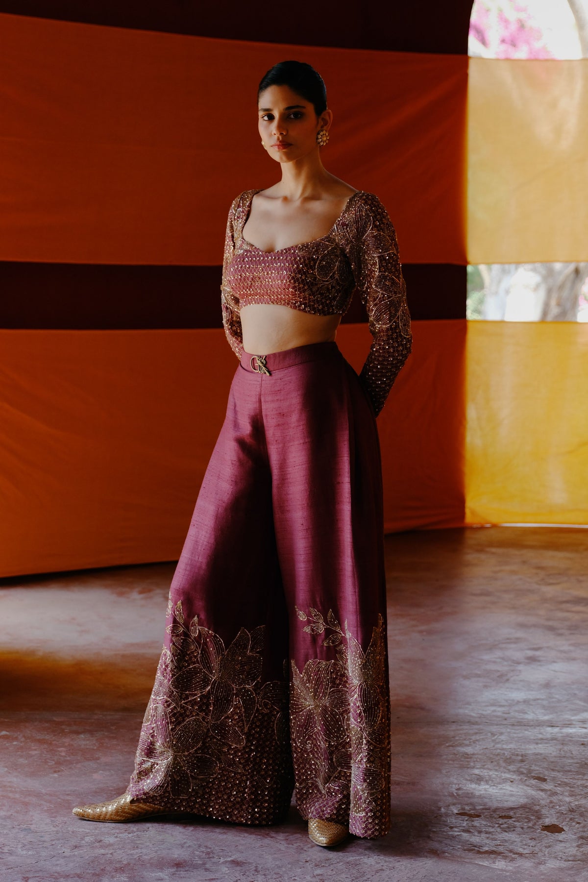 Crimson Iris Two Piece set