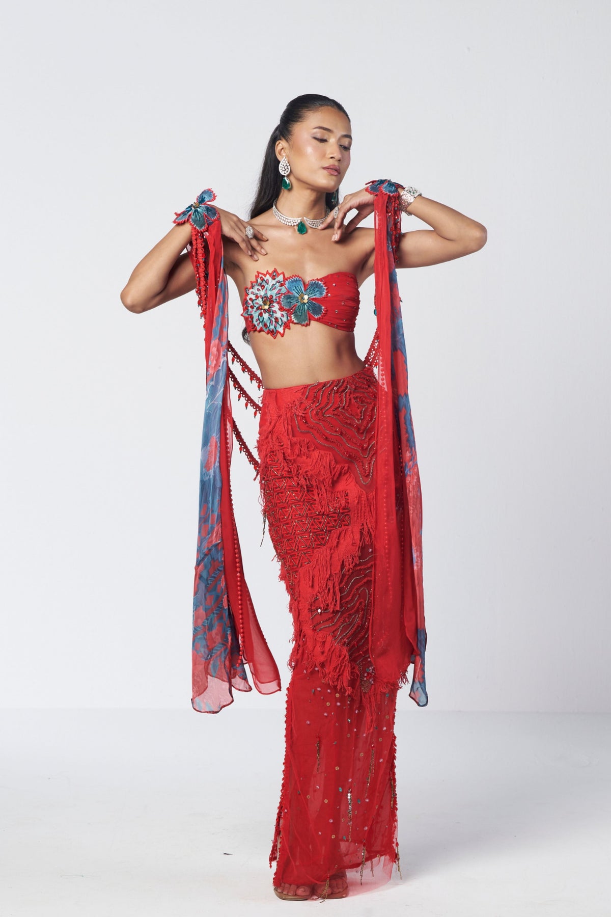Scarlet Mehbooba Skirt Set