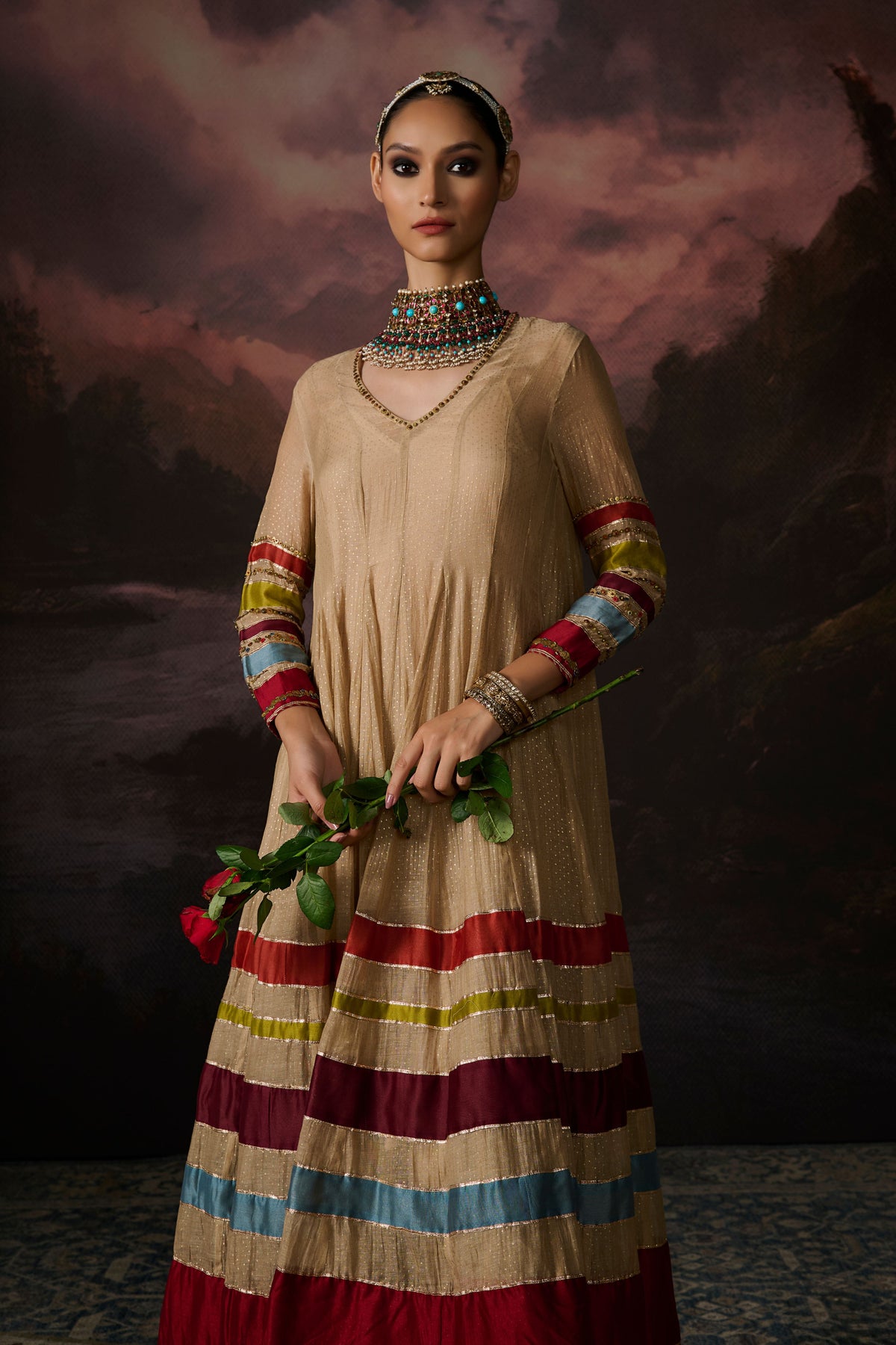 Naira Anarkali Set