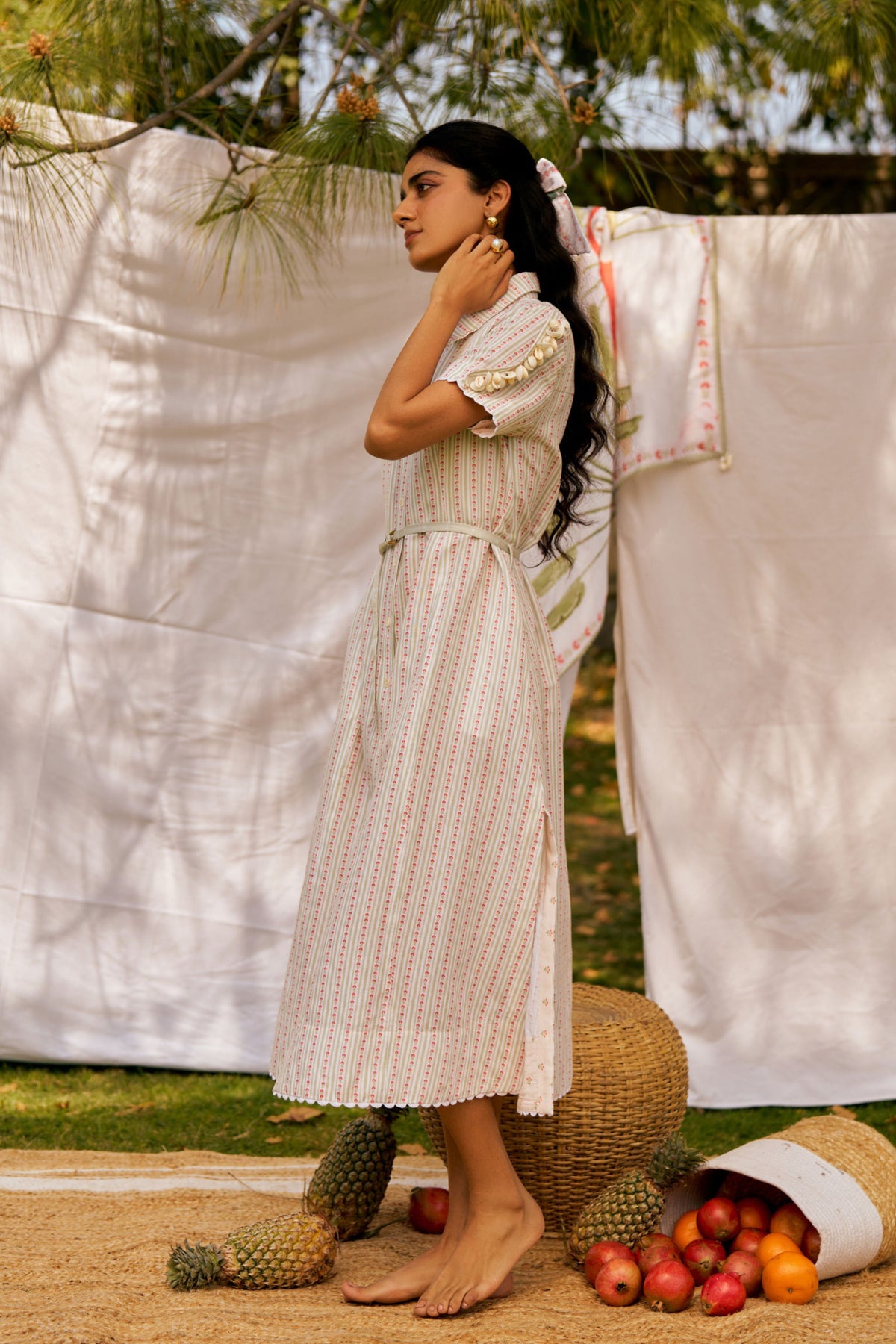 Pana Long Shirt Dress