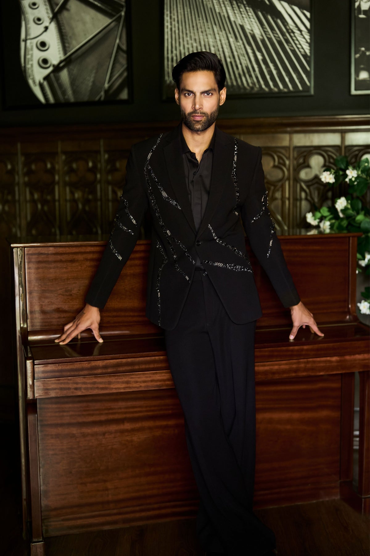 Black Majesty Blazer Set