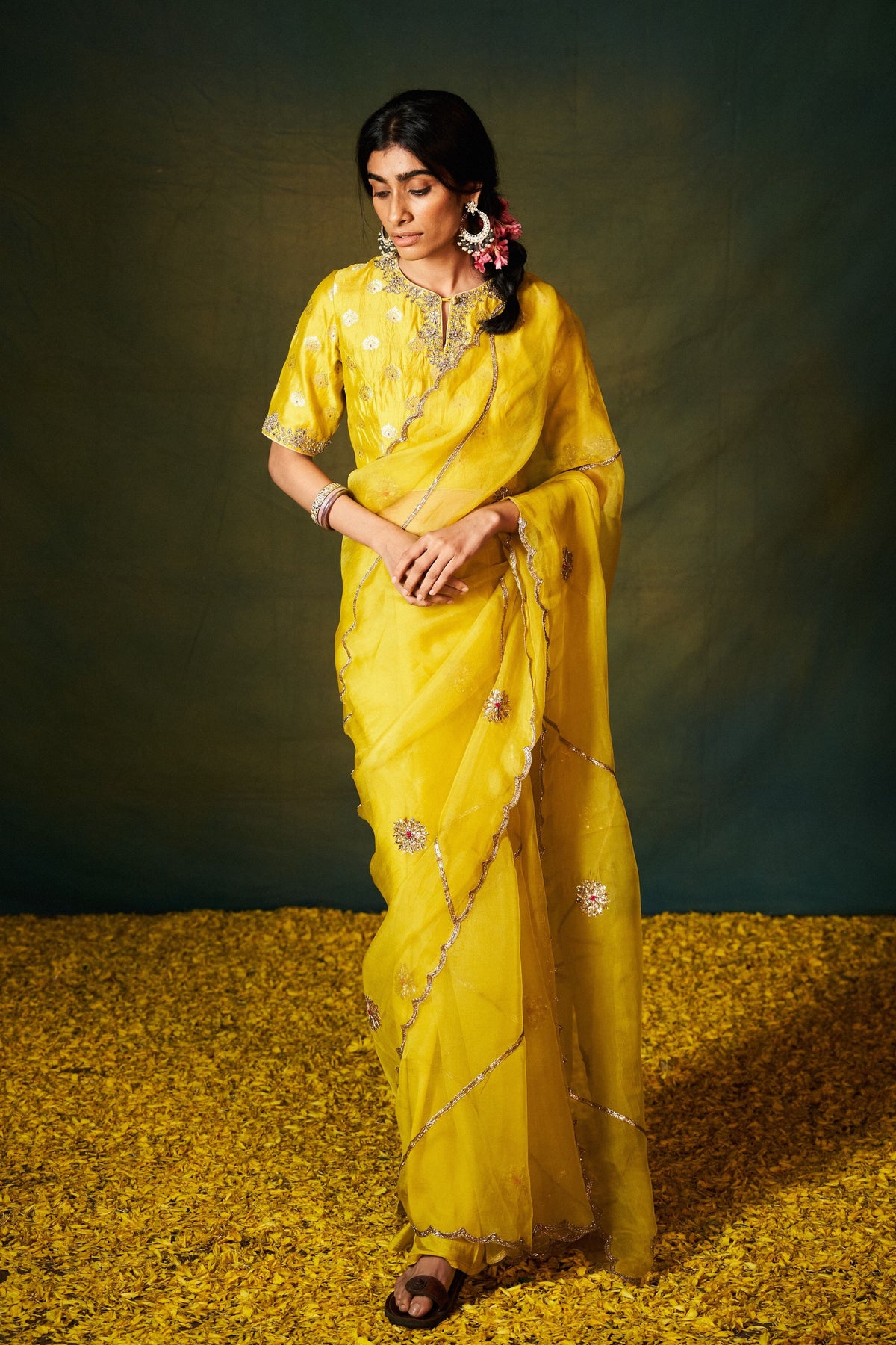 Lekha Organza Saree Set