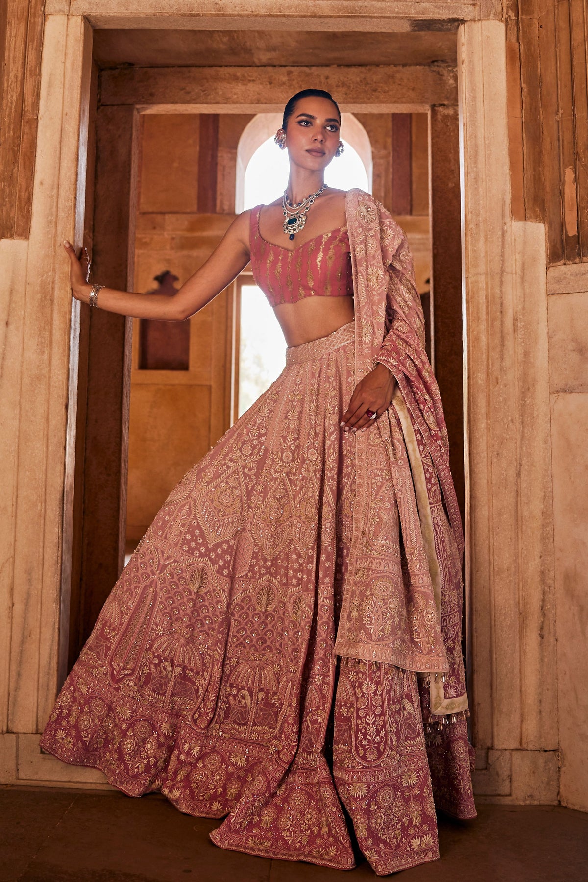 Nazm Lehenga Set