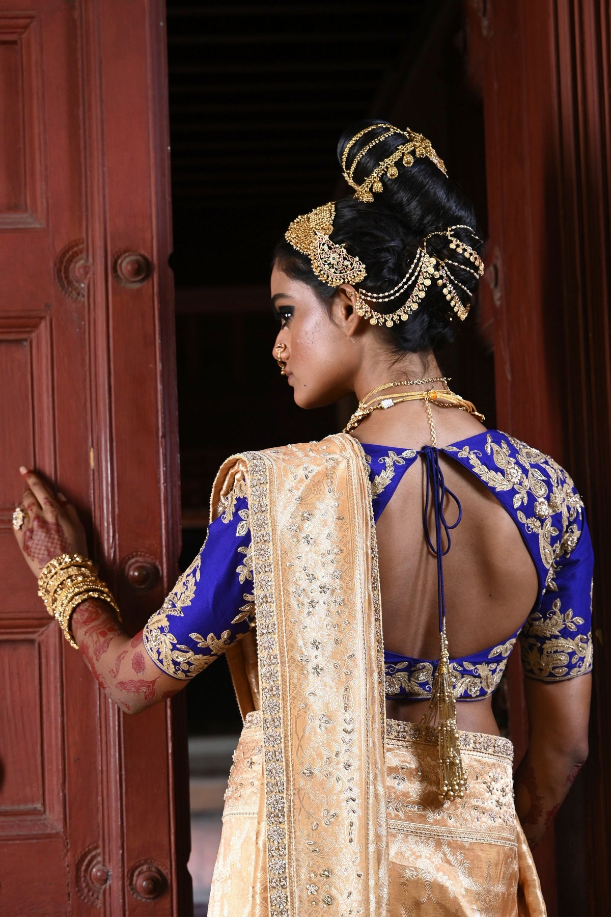 Meenakshi Purple Blouse
