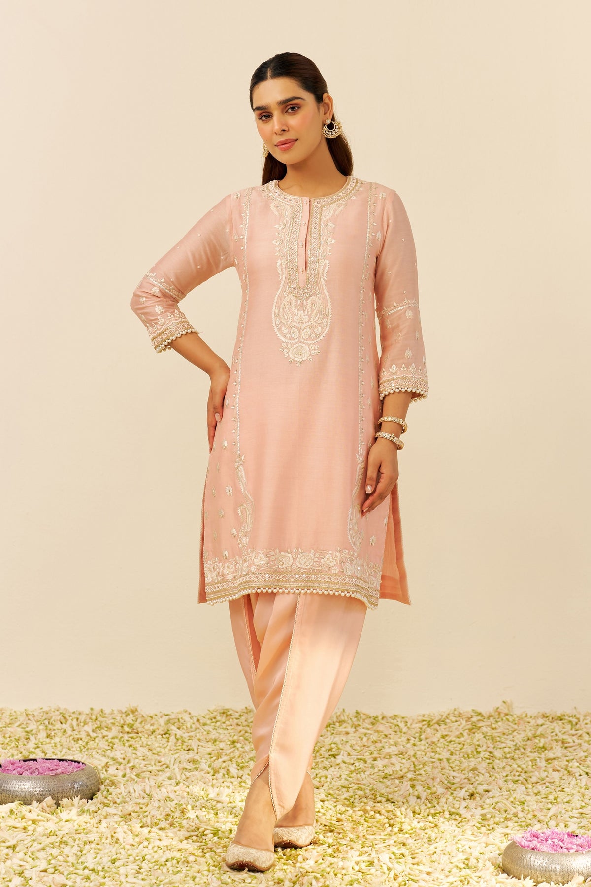 Zahra Rose Kurta Set