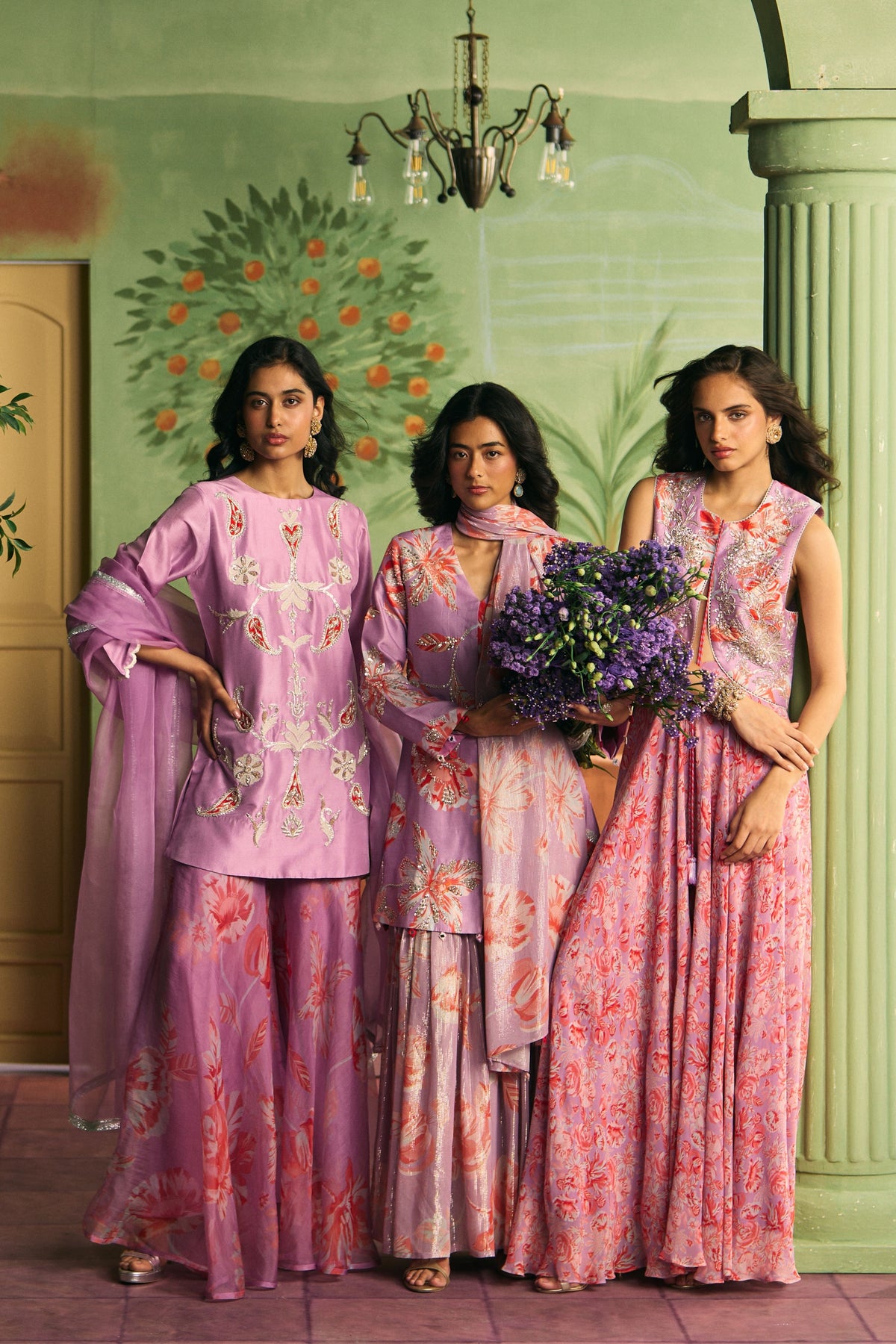 Lilac Garden Lehenga Set