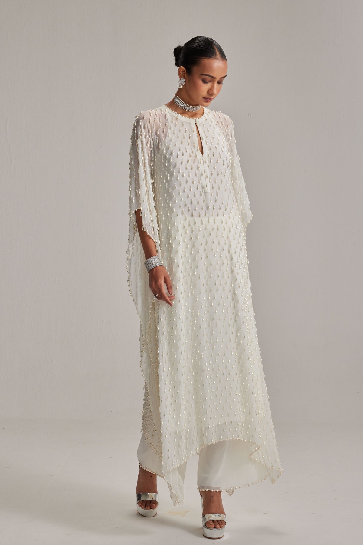 Pearl Drop Kaftaan Set
