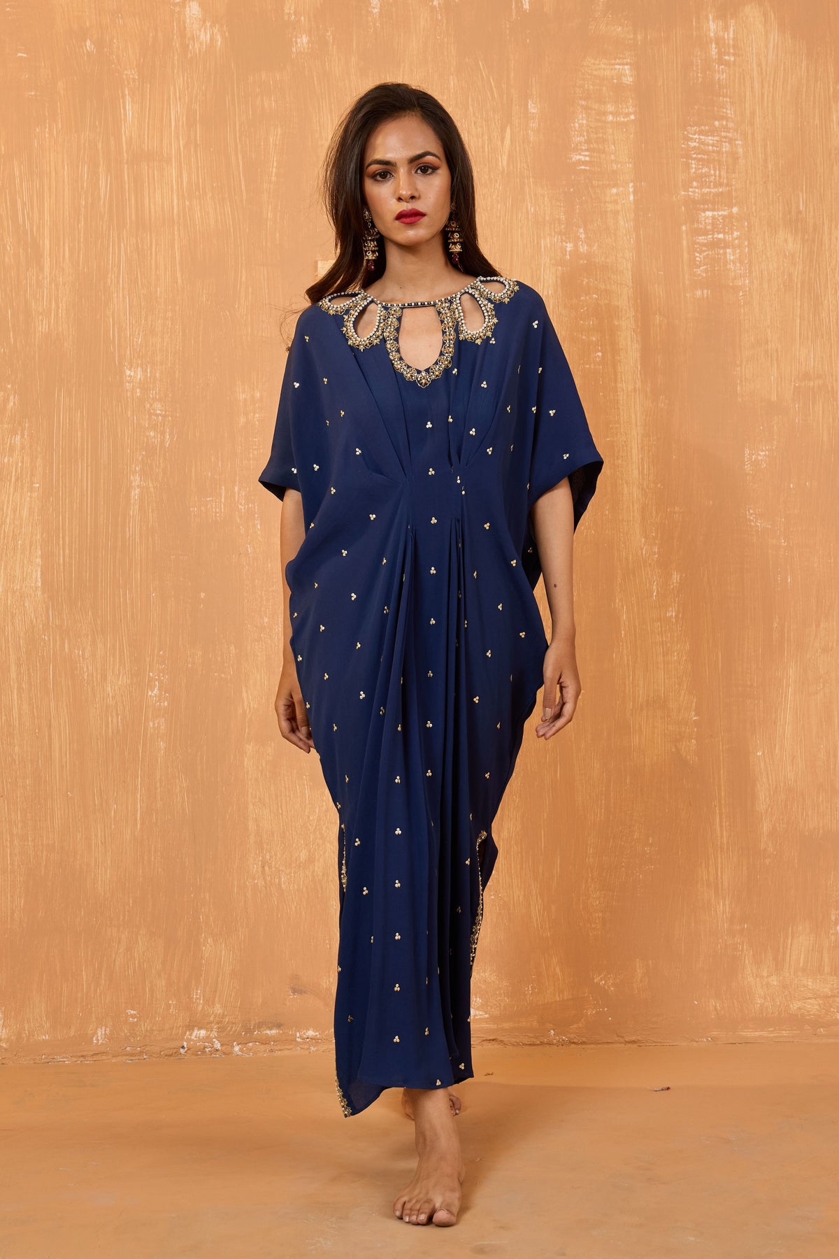 Navy Blue Kaftan