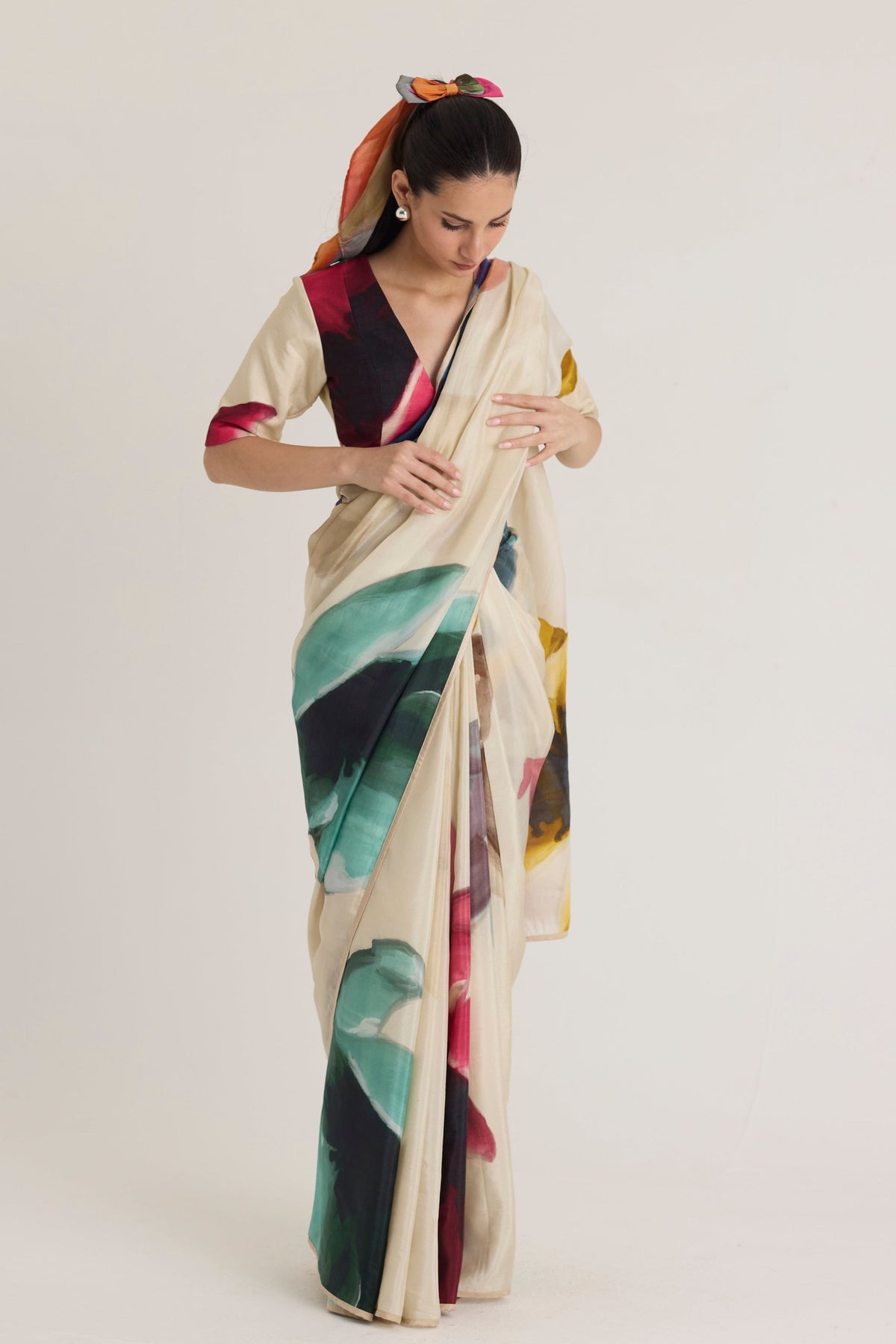 Lila Silk Saree
