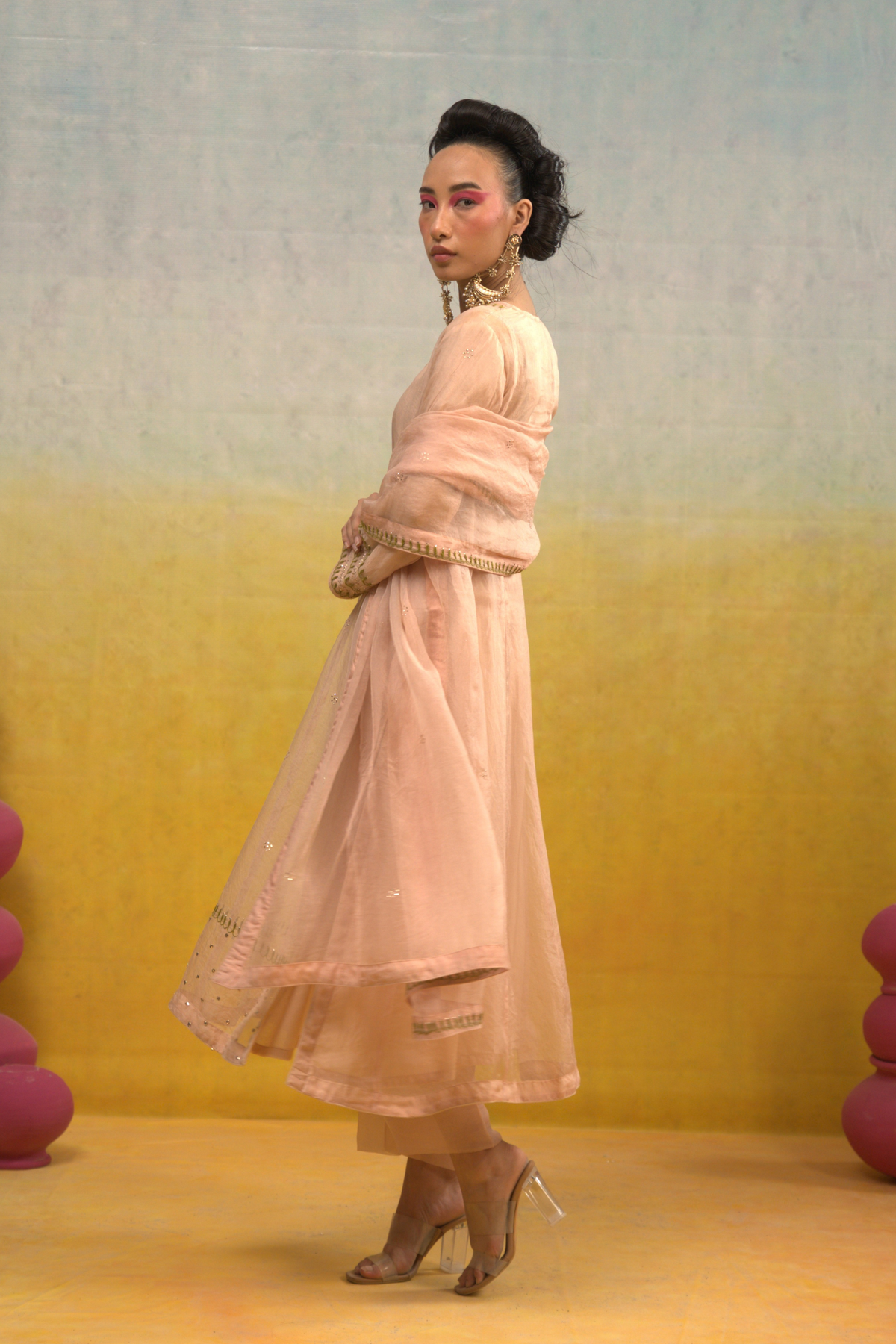 Nude Pink Kalidar Set
