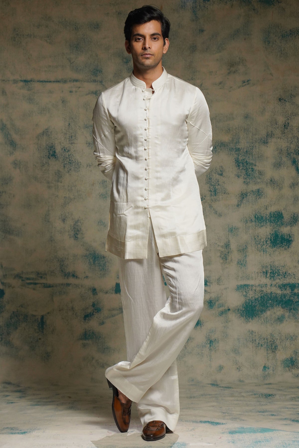 Ivory Short Kurta Set