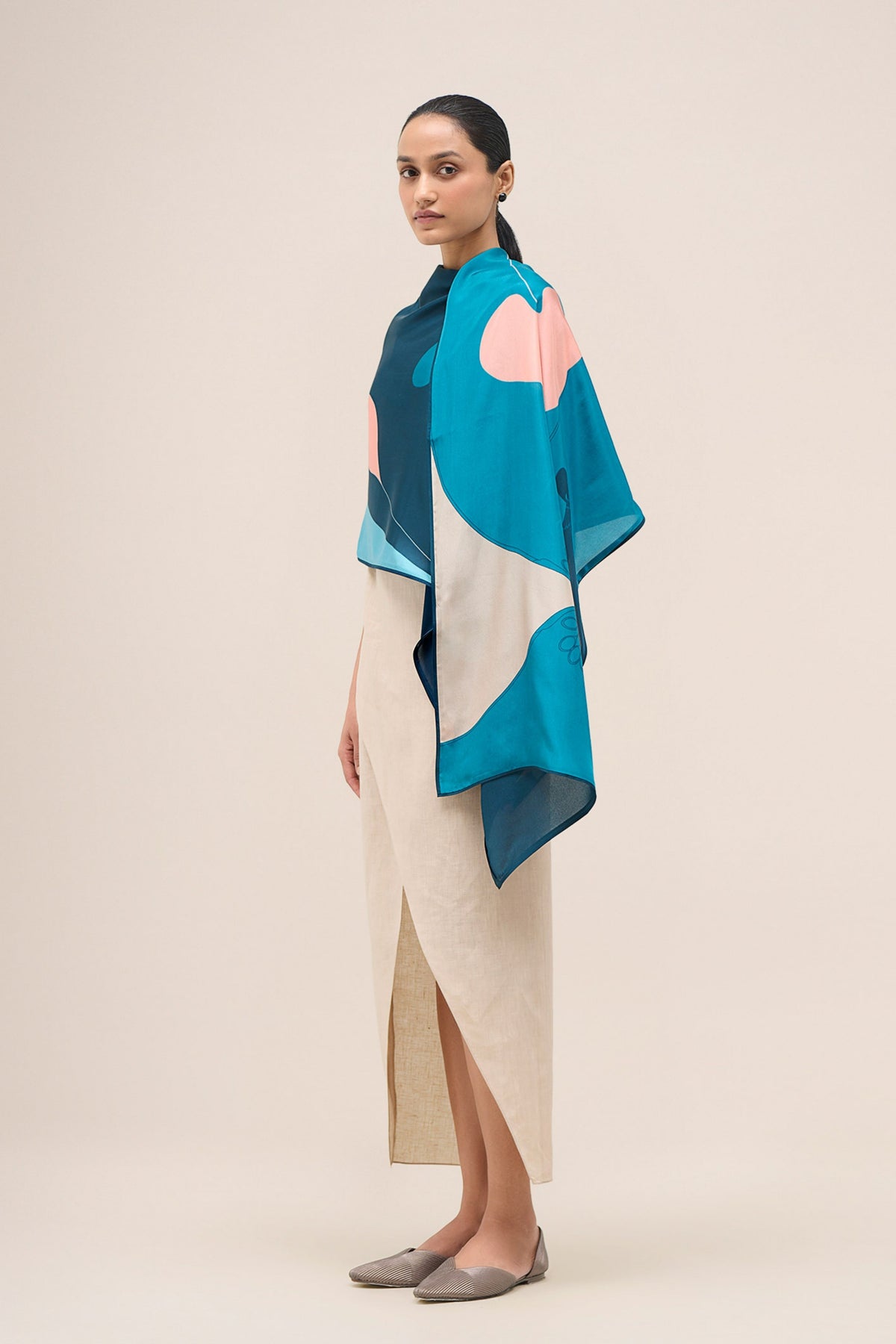 Shabgul Blue Scarf