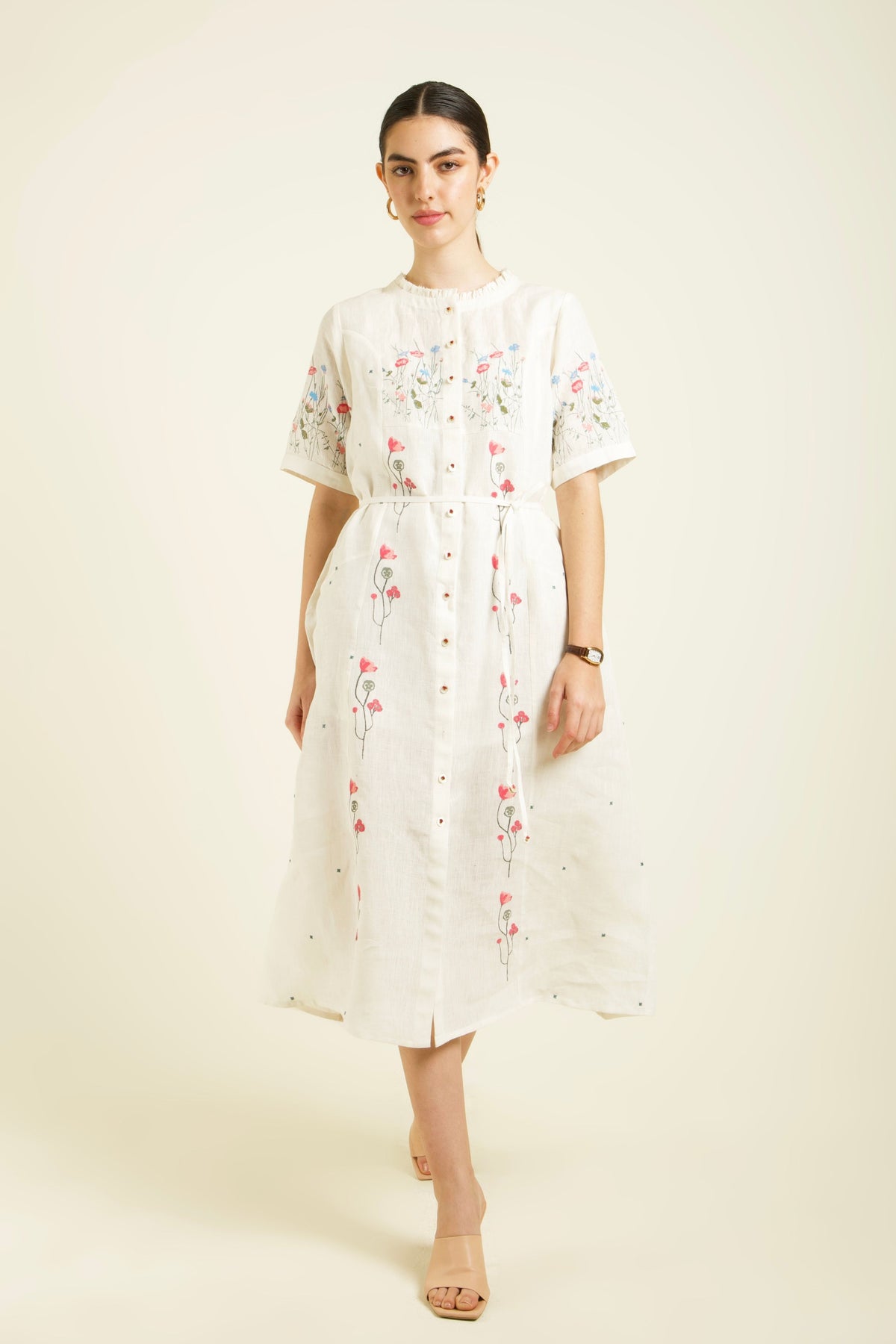 Ivory A-line Dress
