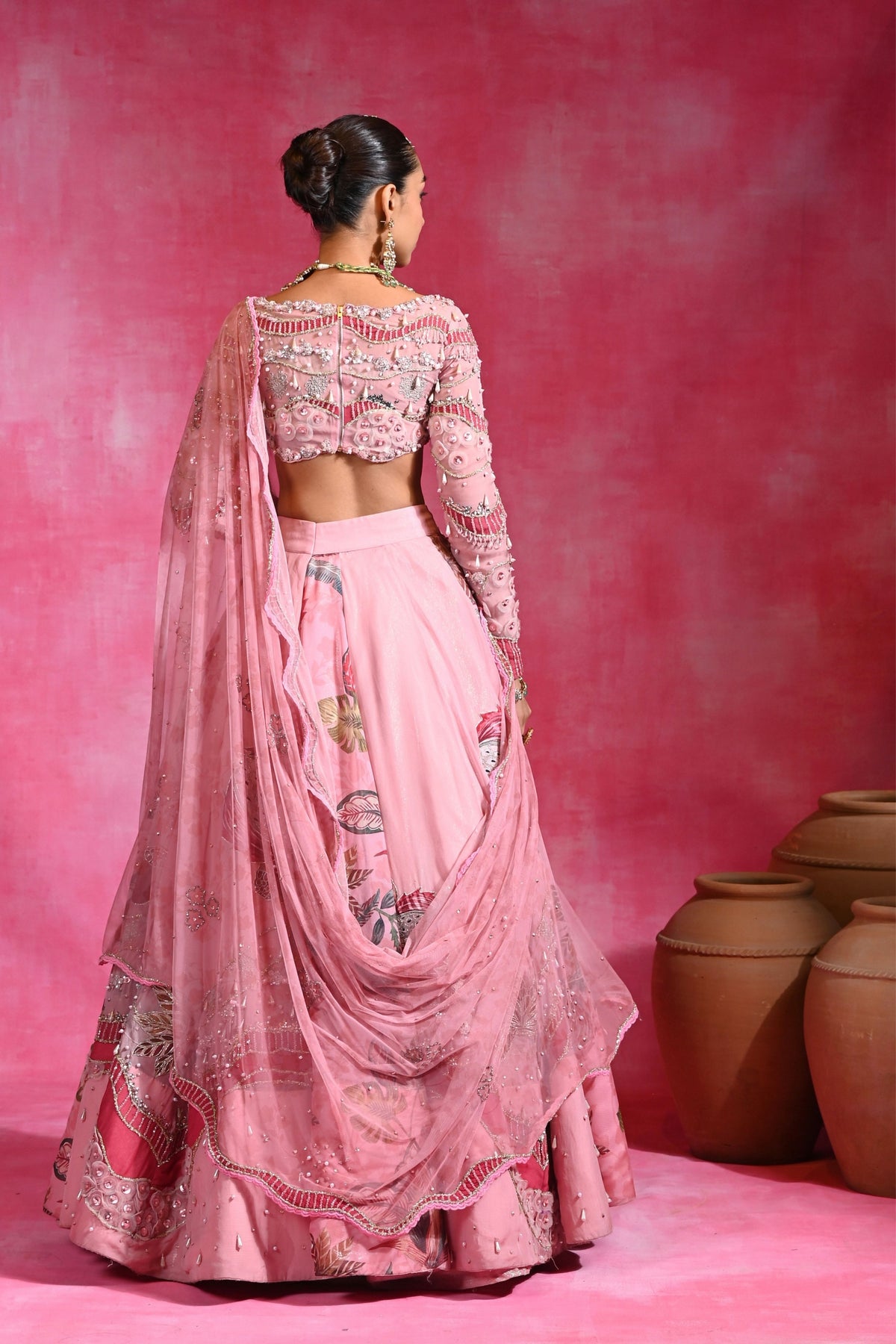 Gulabi Maharani Lehenga Set