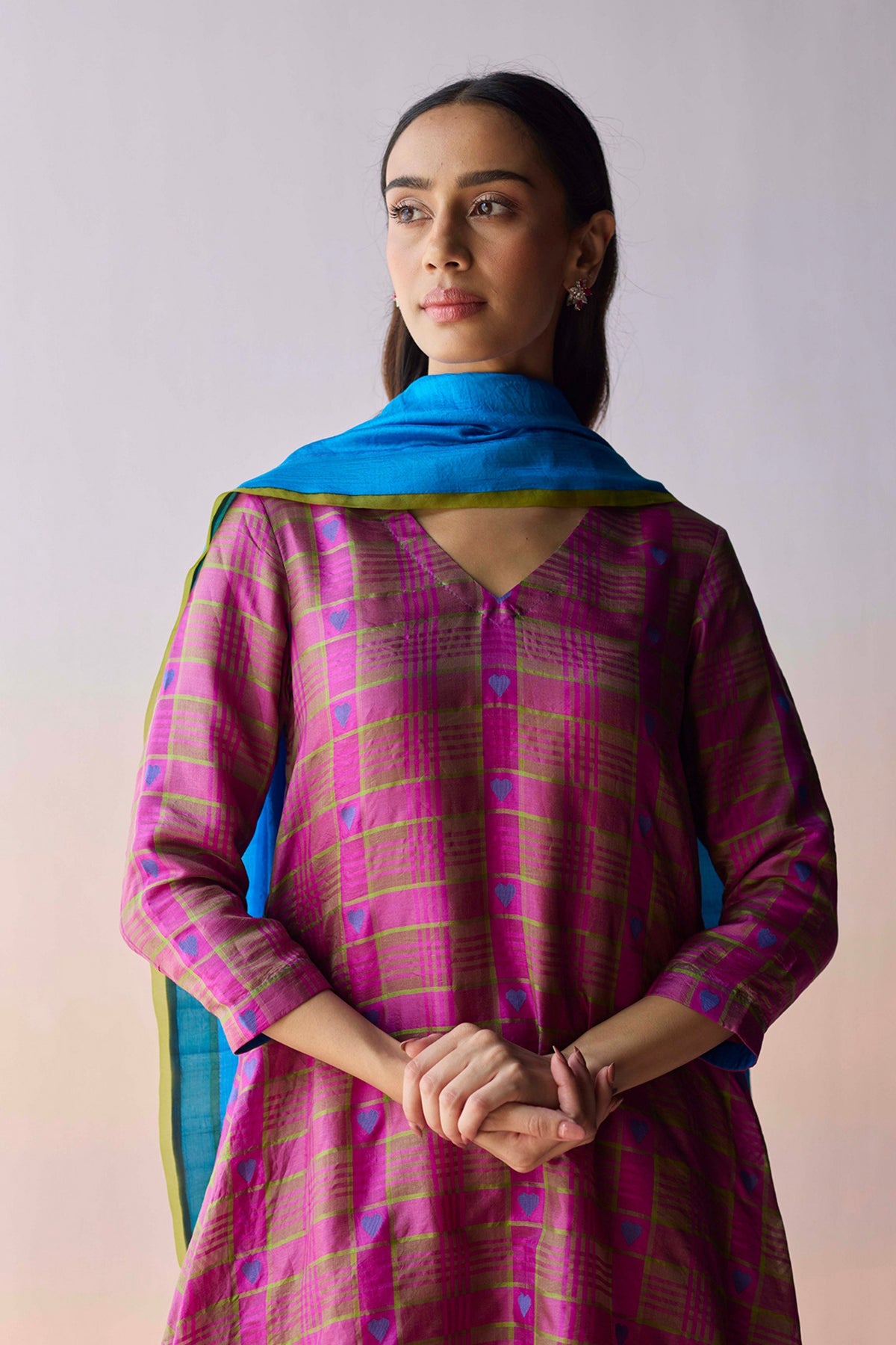 Lightfall Blue Dupatta