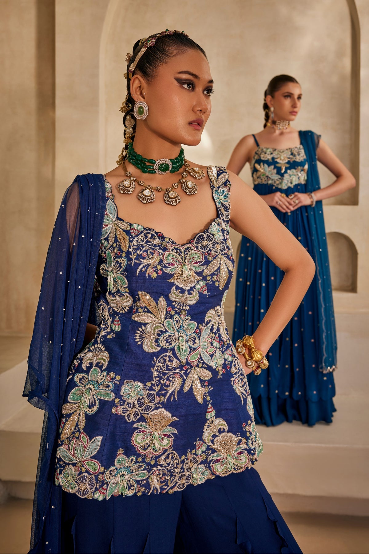 Neel Afreen Anarkali Set